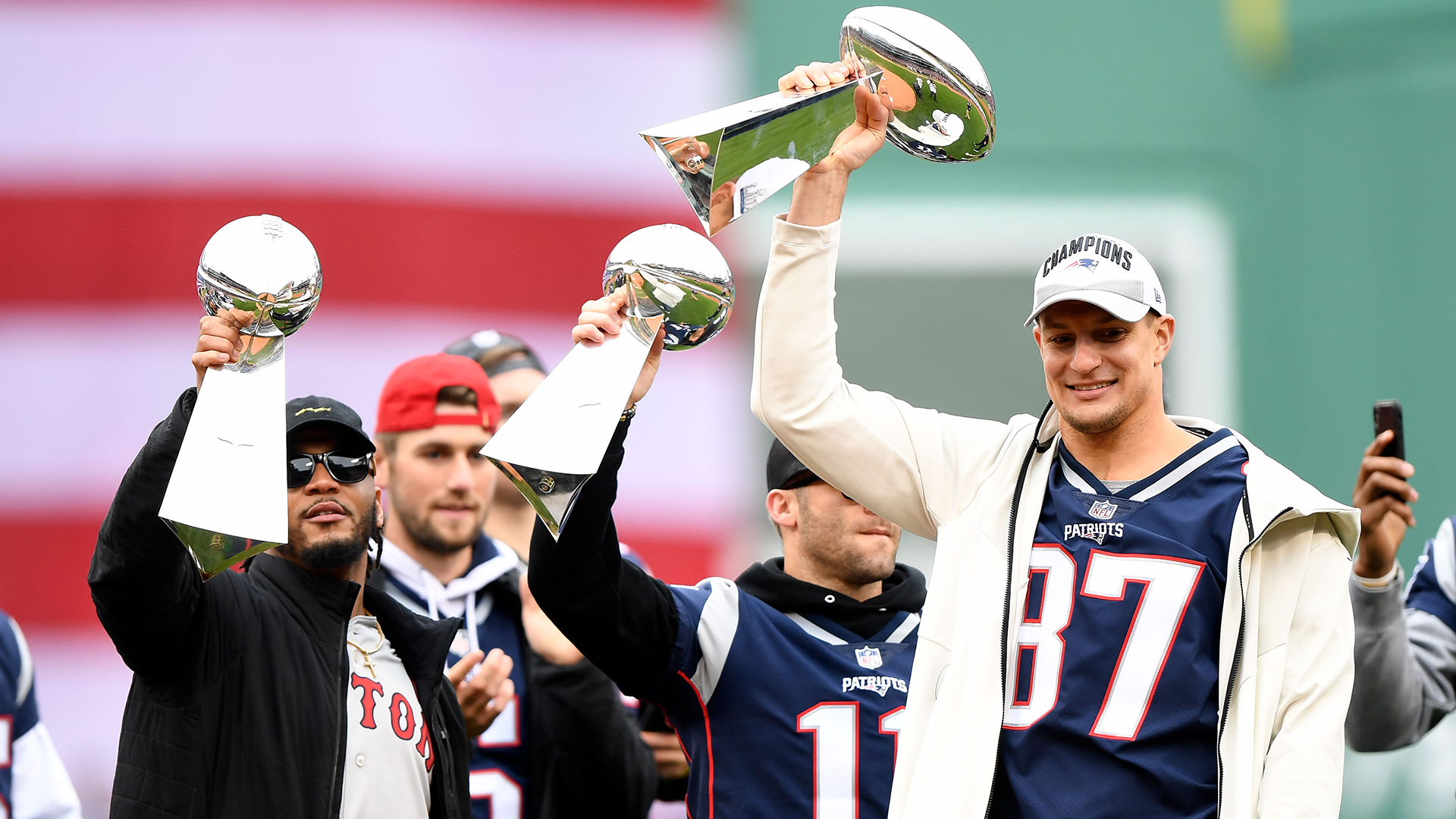Former New England Patriots tight end Rob Gronkowski