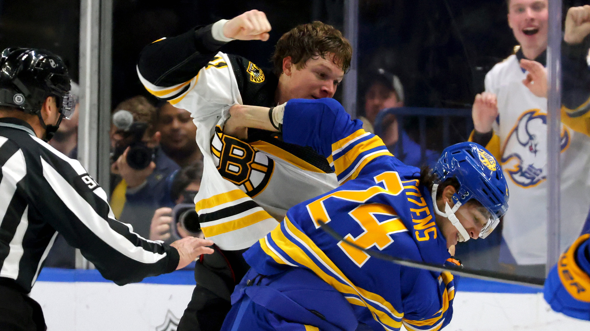 Boston Bruins forward Trent Frederic