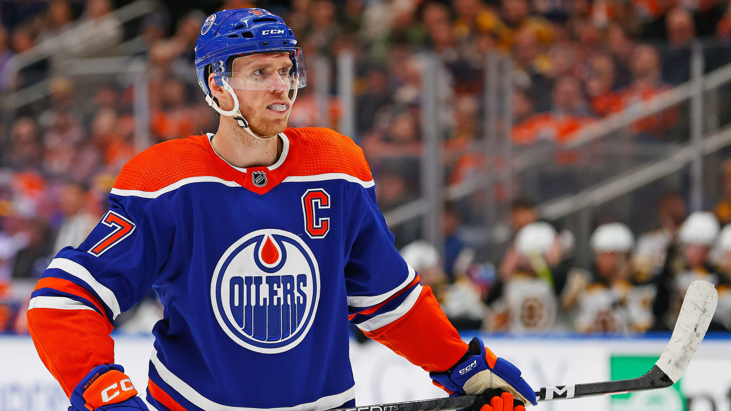 NHL: Boston Bruins at Edmonton Oilers