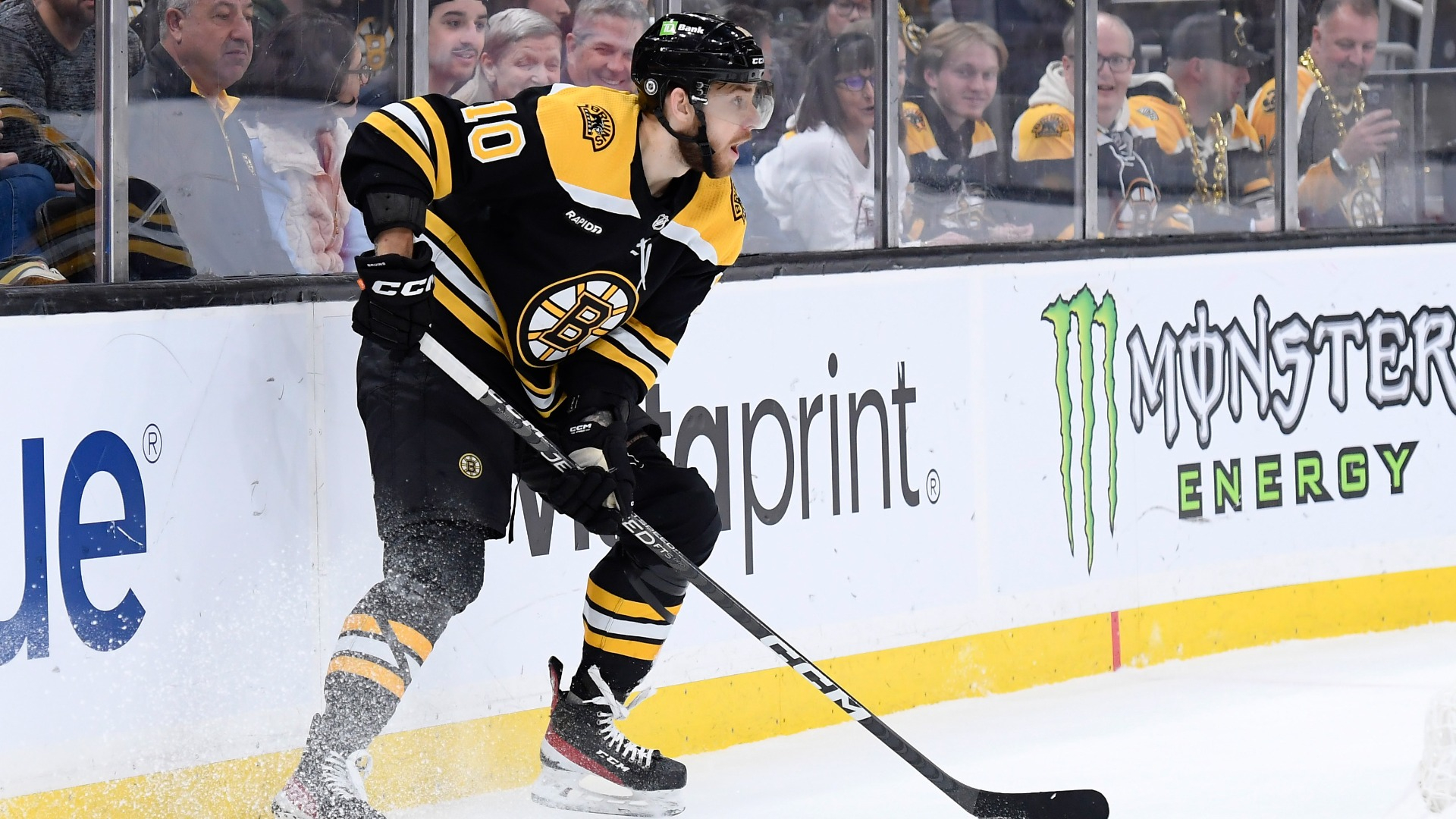 Boston Bruins forward A.J. Greer