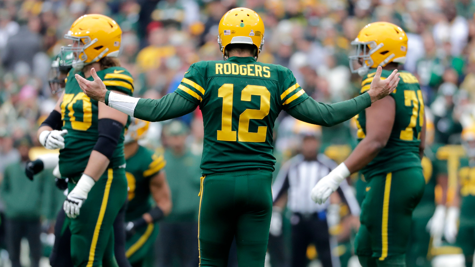 Green Bay Packers quarterback Aaron Rodgers