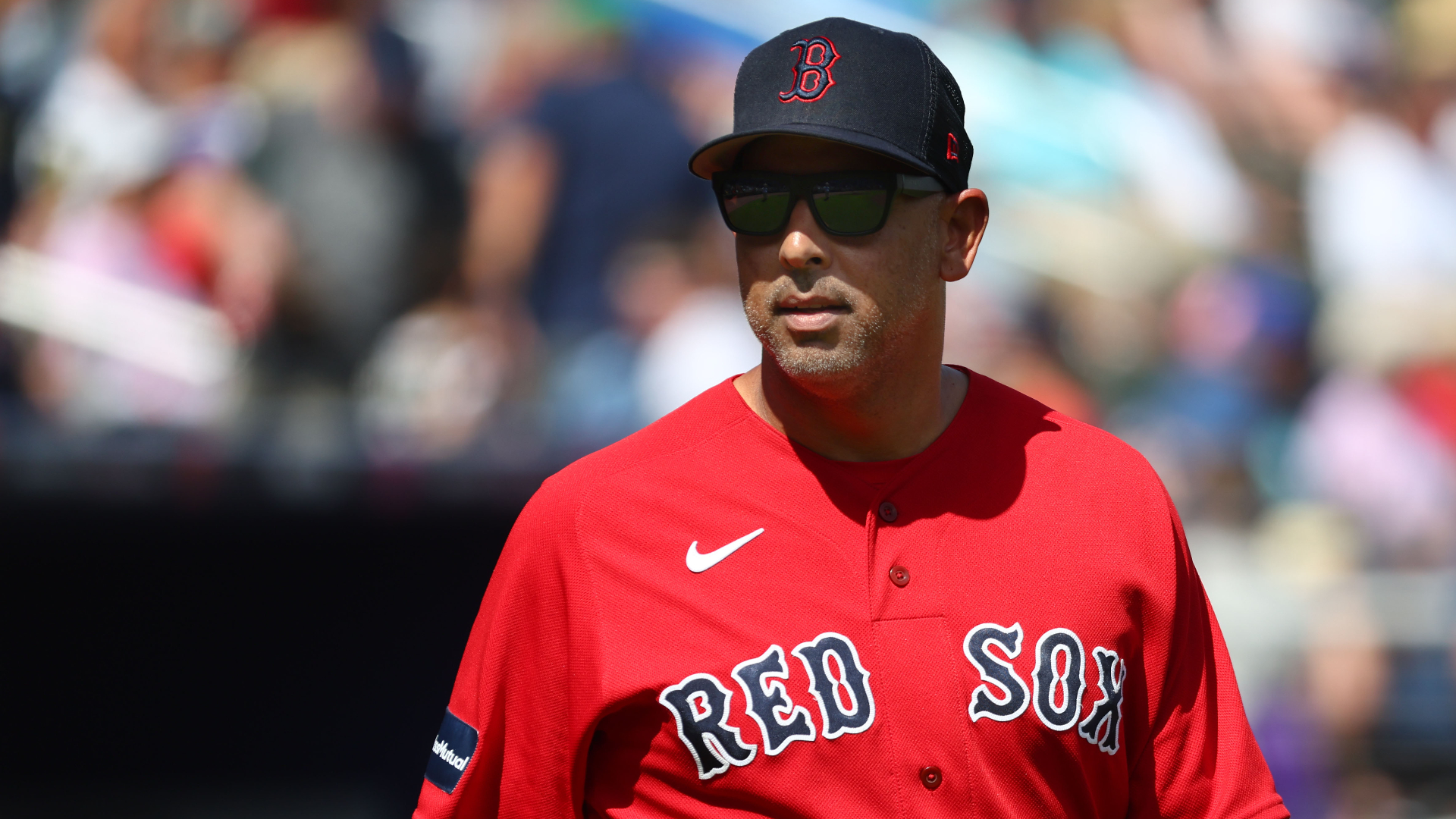 Boston Red Sox manager Alex Cora