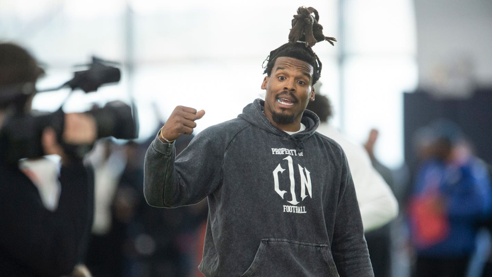 Free agent NFL quarterback Cam Newton