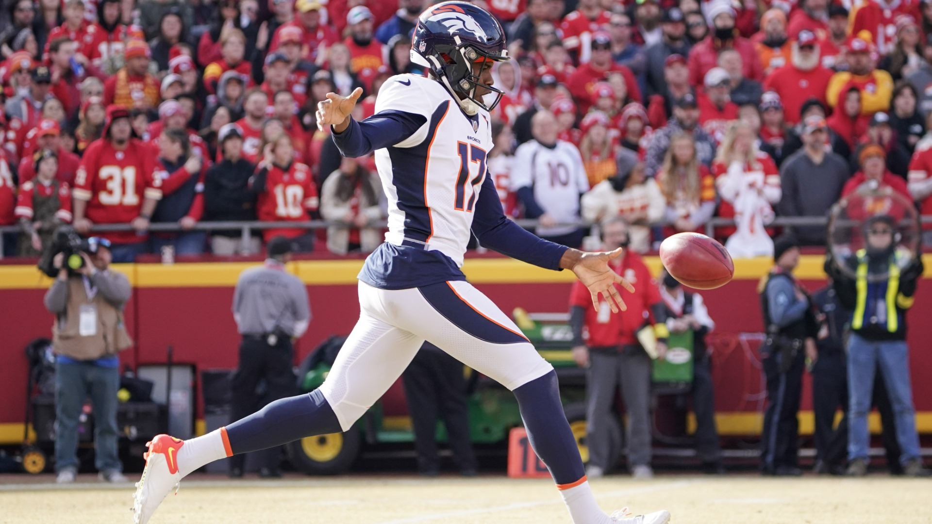 New England Patriots punter Corliss Waitman