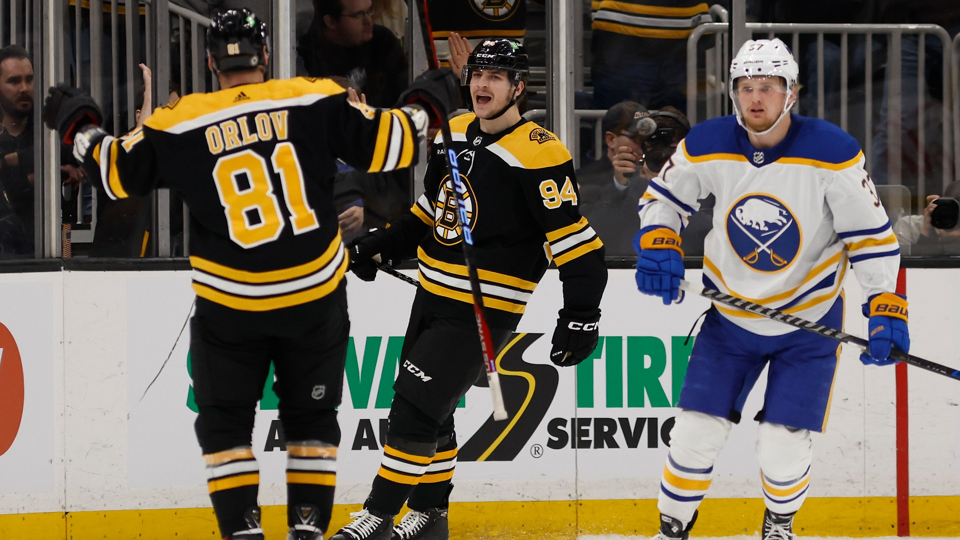 Boston Bruins defenseman Dmitry Orlov