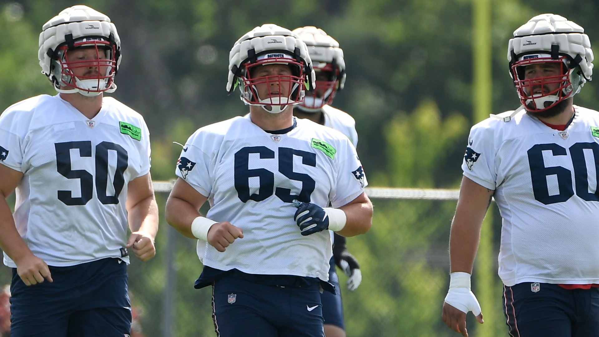 New England Patriots offensive lineman James Ferentz