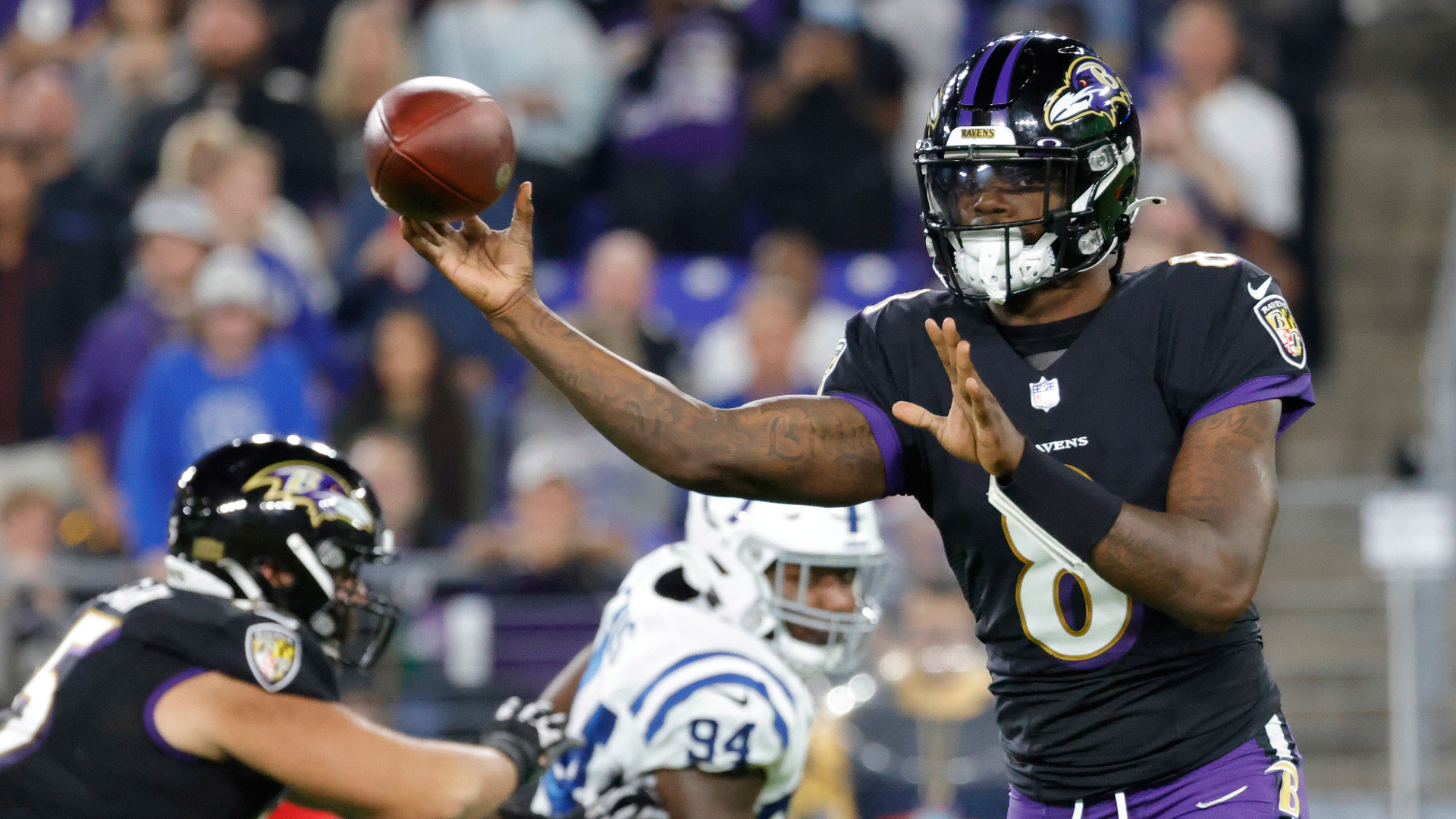 Baltimore Ravens quarterback Lamar Jackson