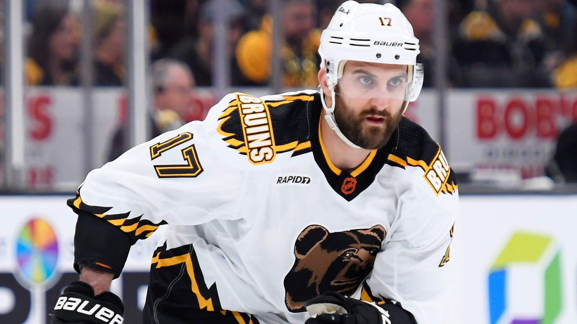Boston Bruins forward Nick Foligno