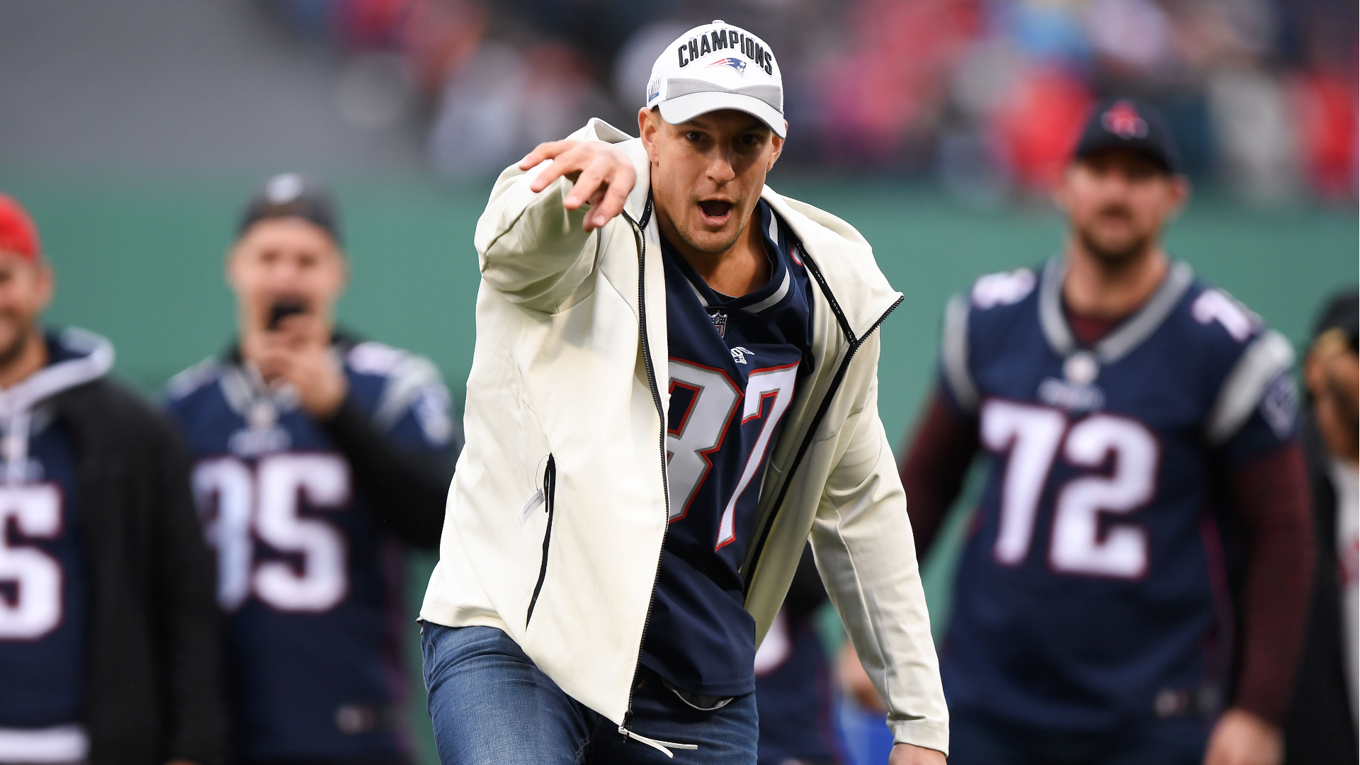 Former New England Patriots tight end Rob Gronkowski