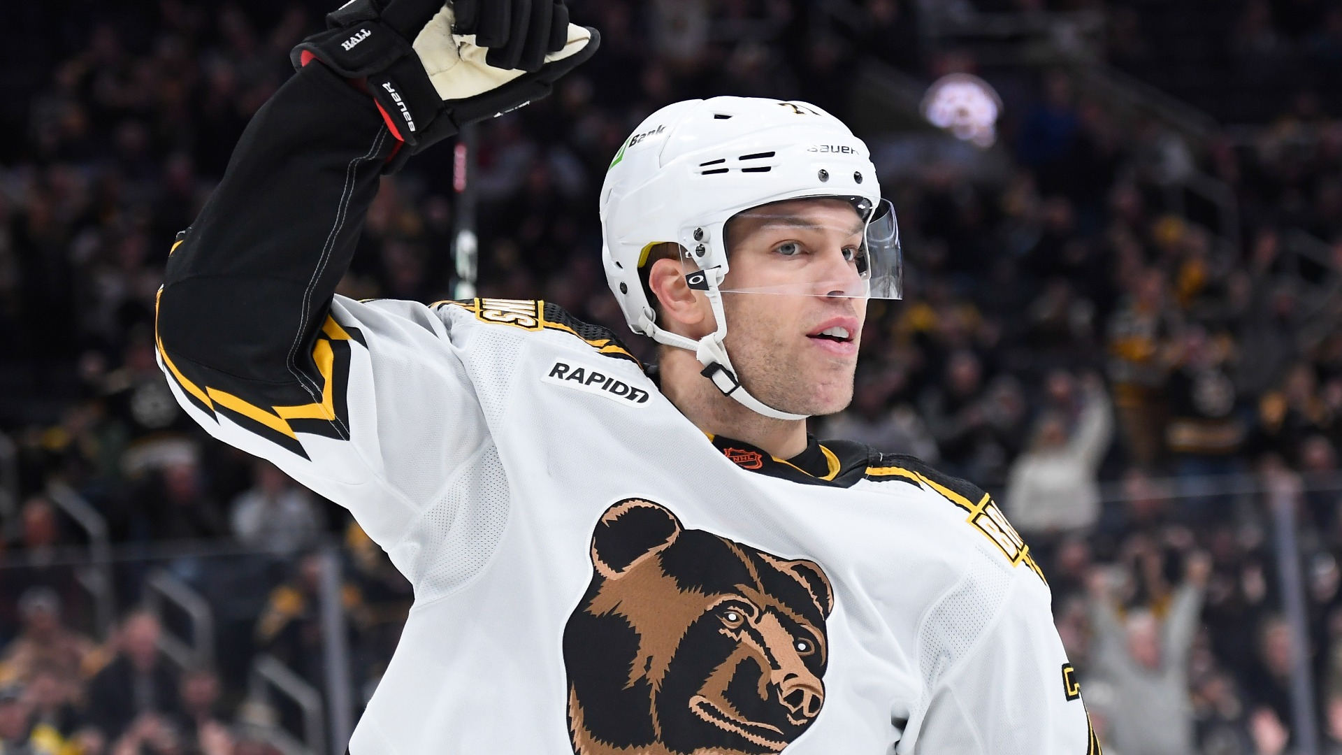 Boston Bruins forward Taylor Hall