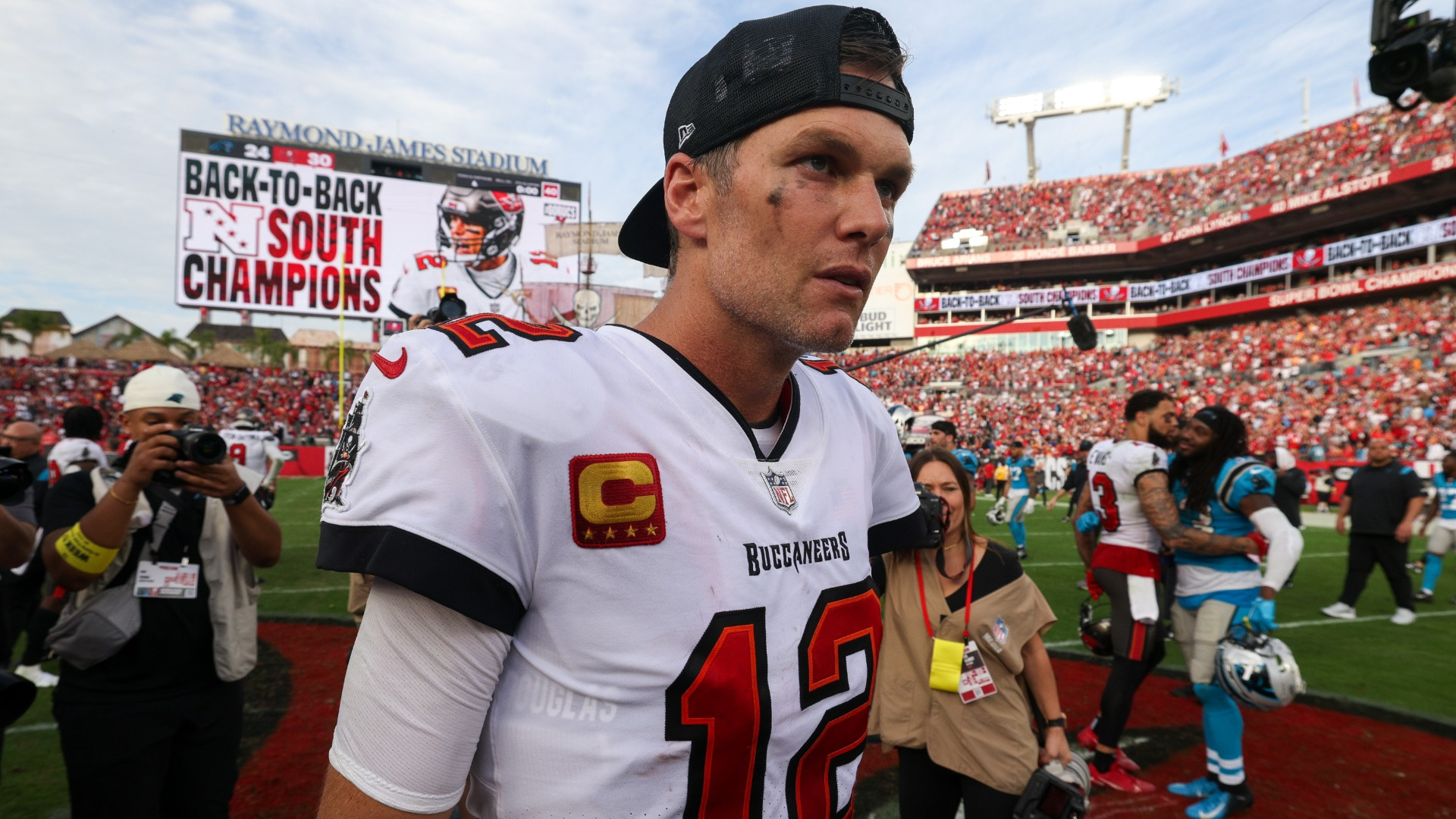 Retired NFL quarterback Tom Brady