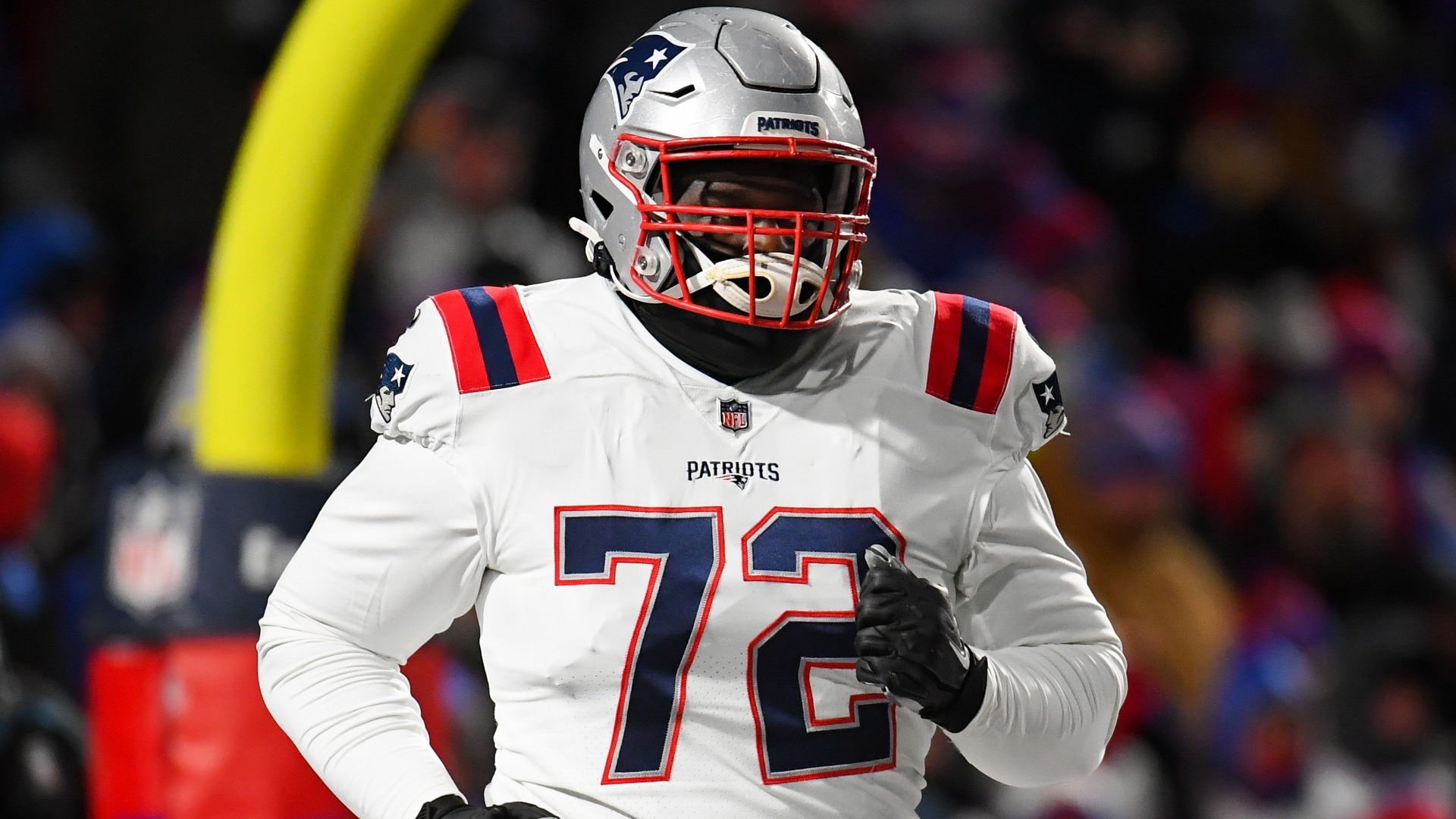 New England Patriots offensive tackle Yodny Cajuste