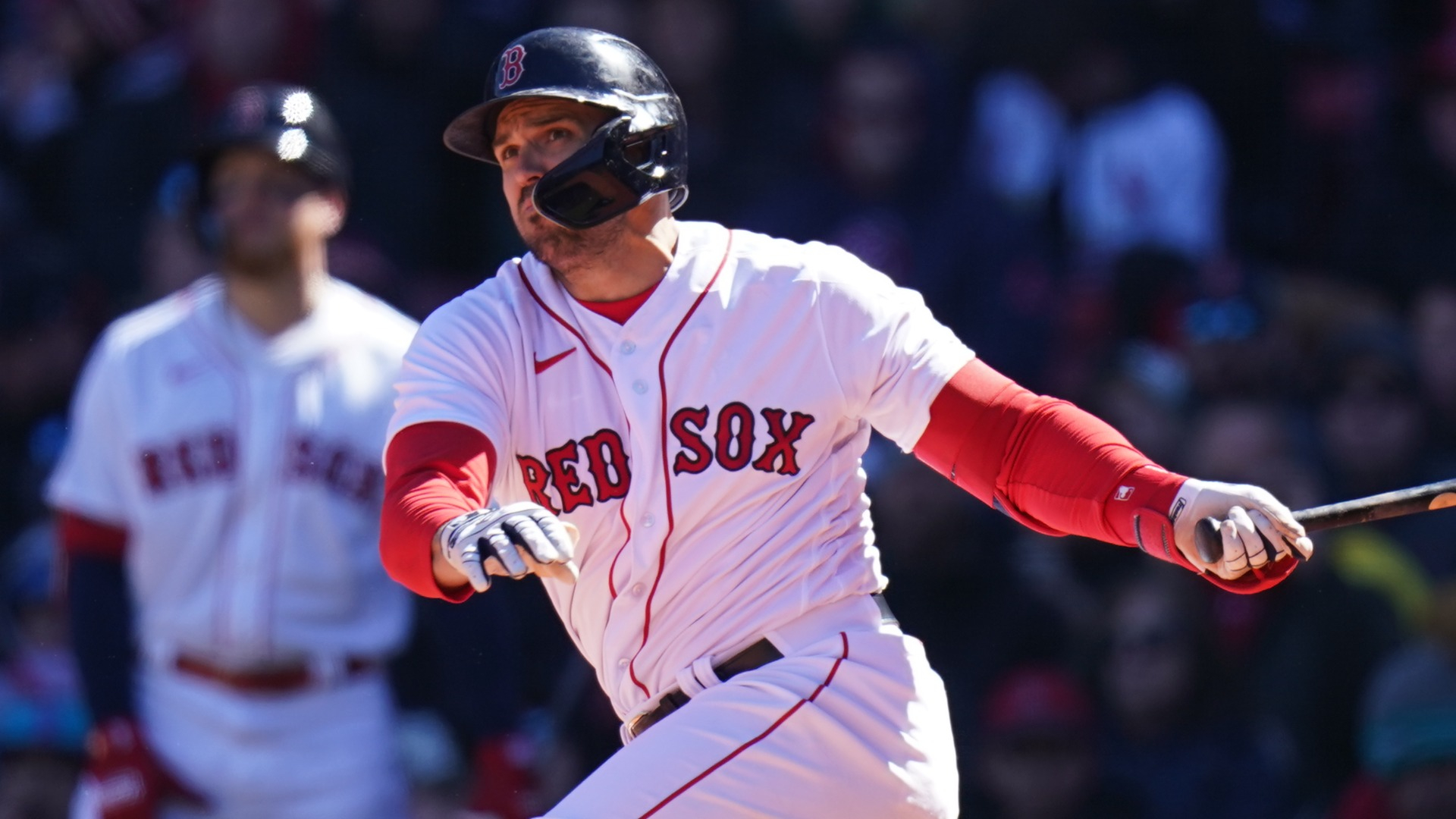 Boston Red Sox outfielder Adam Duvall