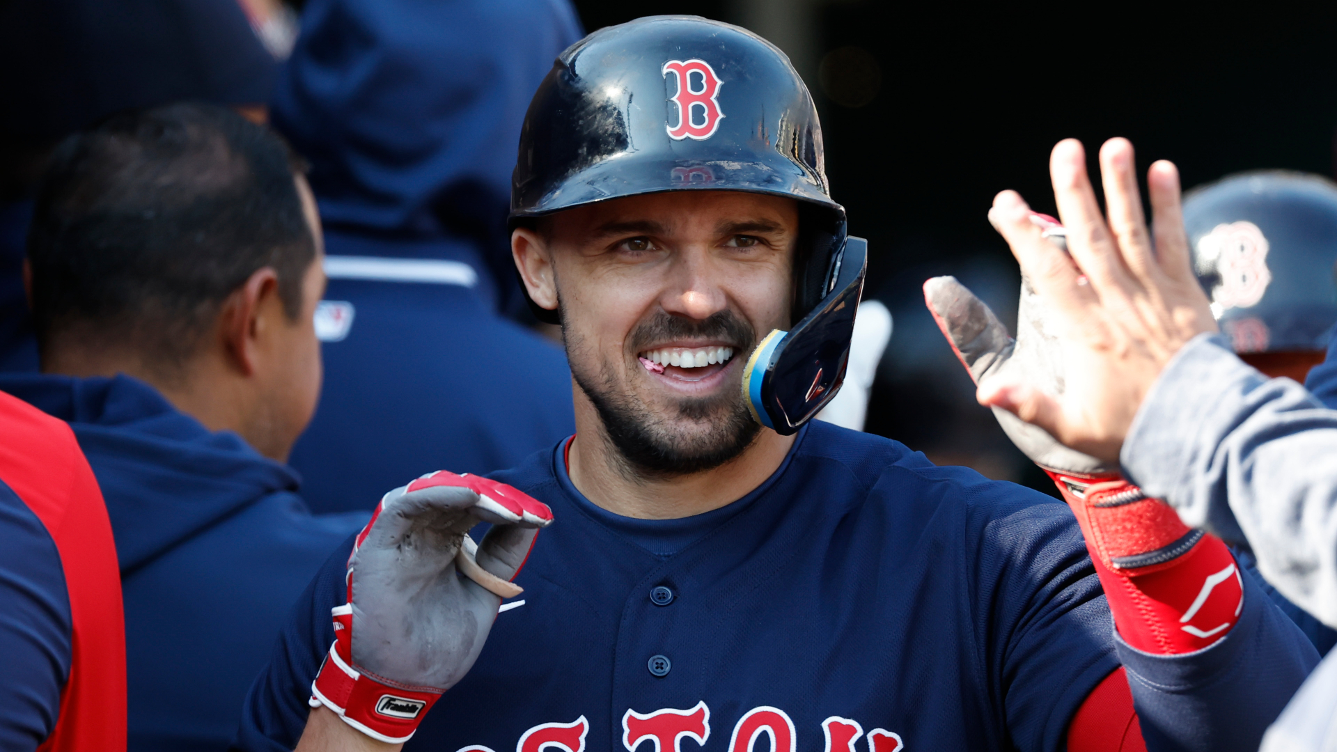 Boston Red Sox outfielder Adam Duvall