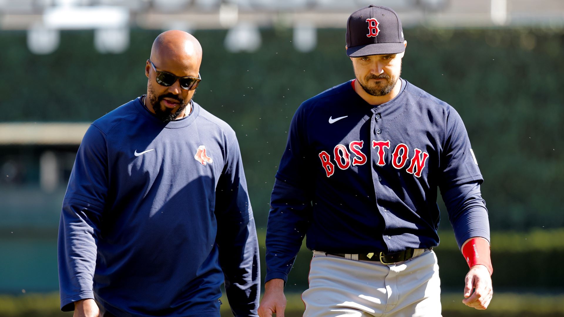 Boston Red Sox outfielder Adam Duvall