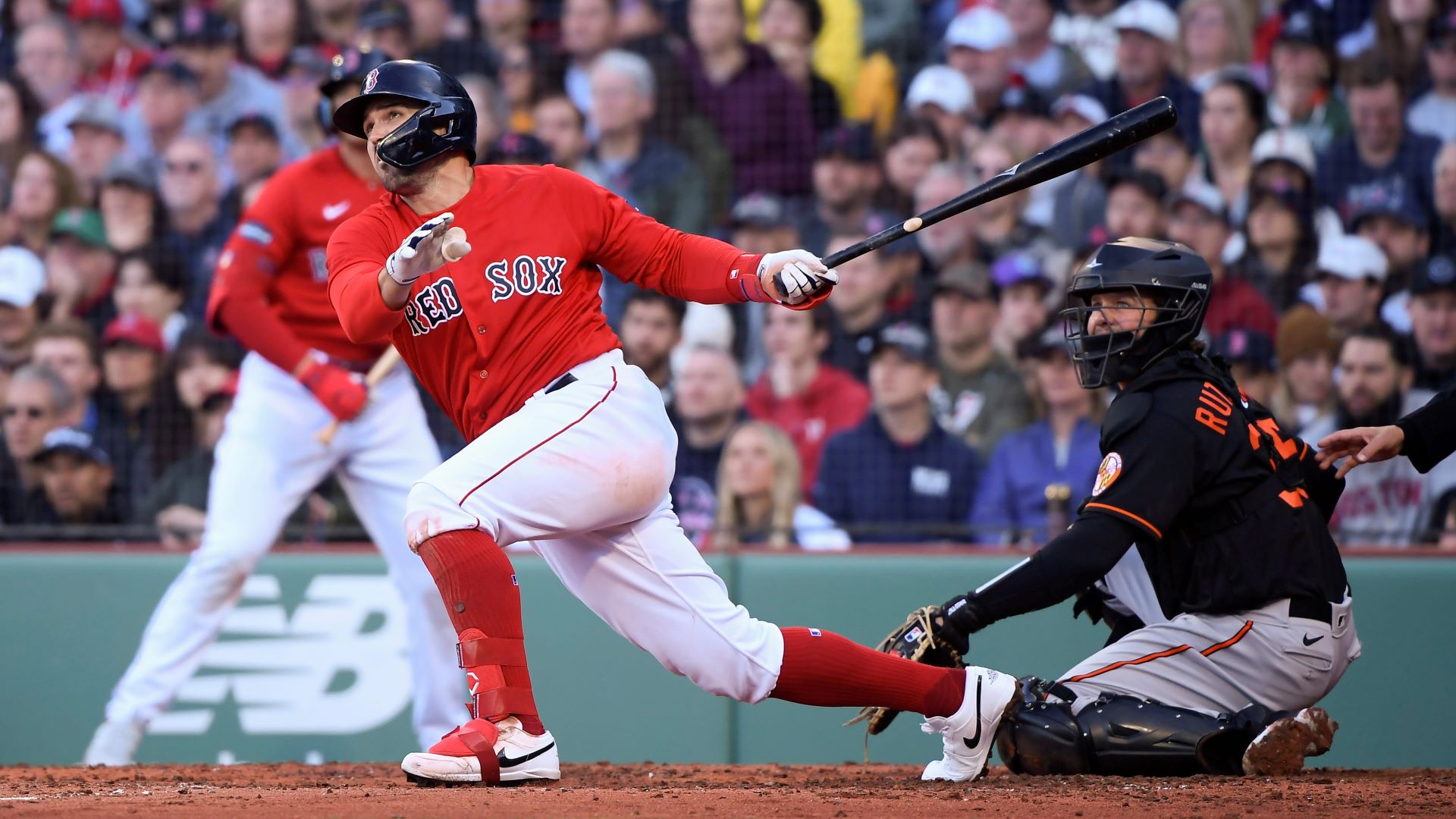 Boston Red Sox outfielder Adam Duvall
