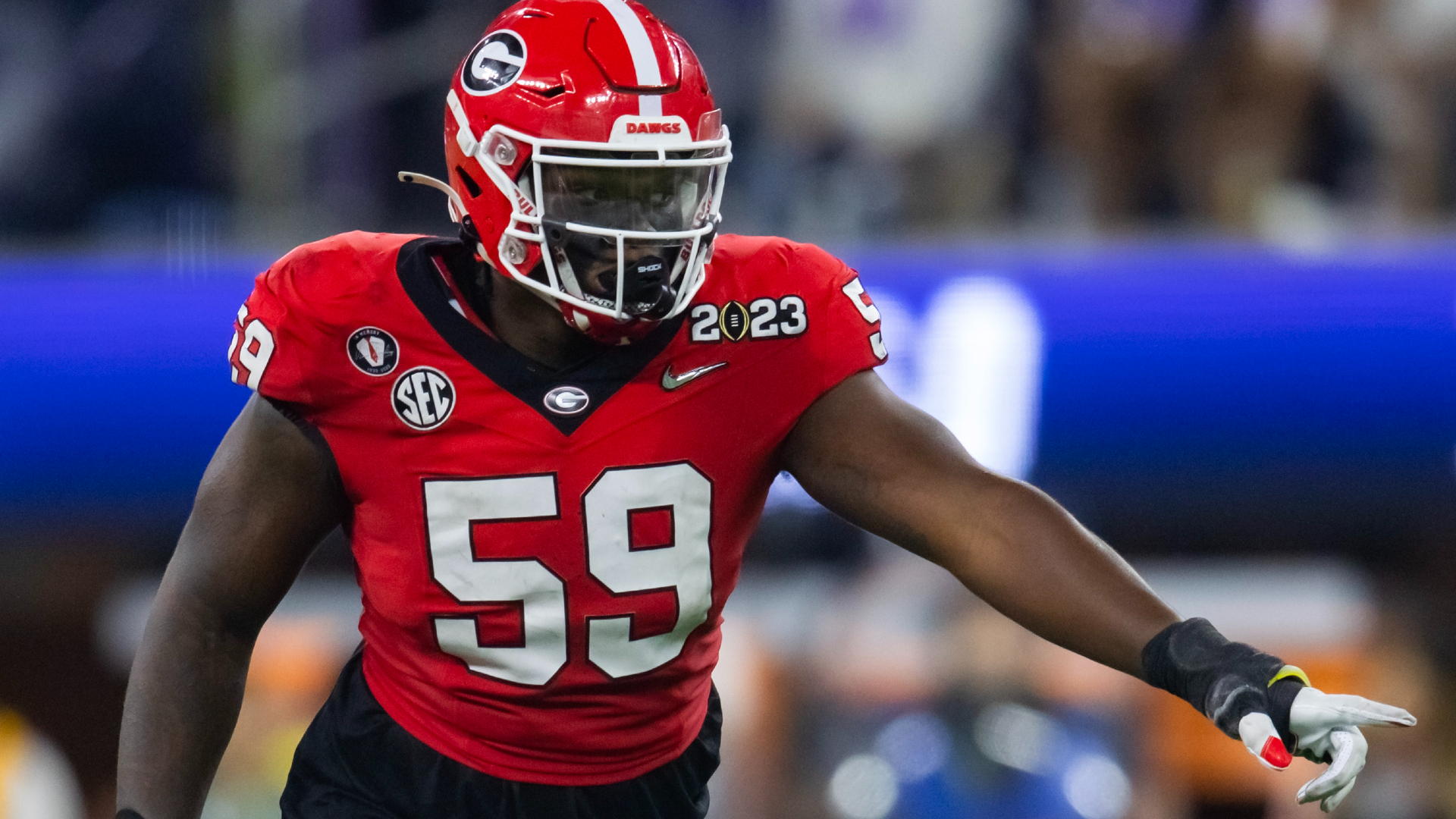 Georgia Bulldogs offensive lineman Broderick Jones