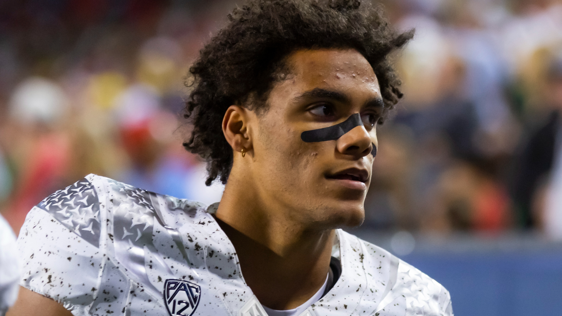 New England Patriots defensive back Christian Gonzalez