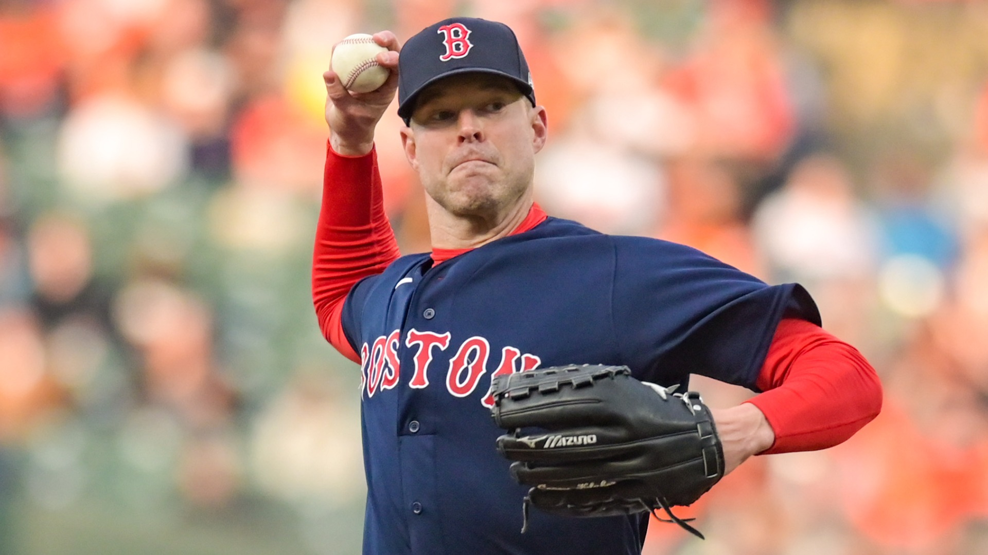 Boston Red Sox starting pitcher Corey Kluber