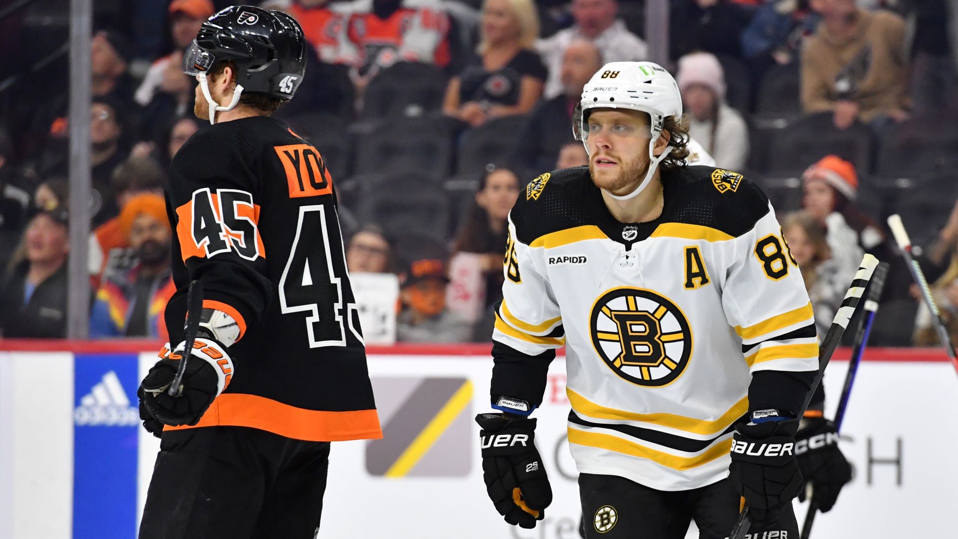 Boston Bruins right wing David Pastrnak