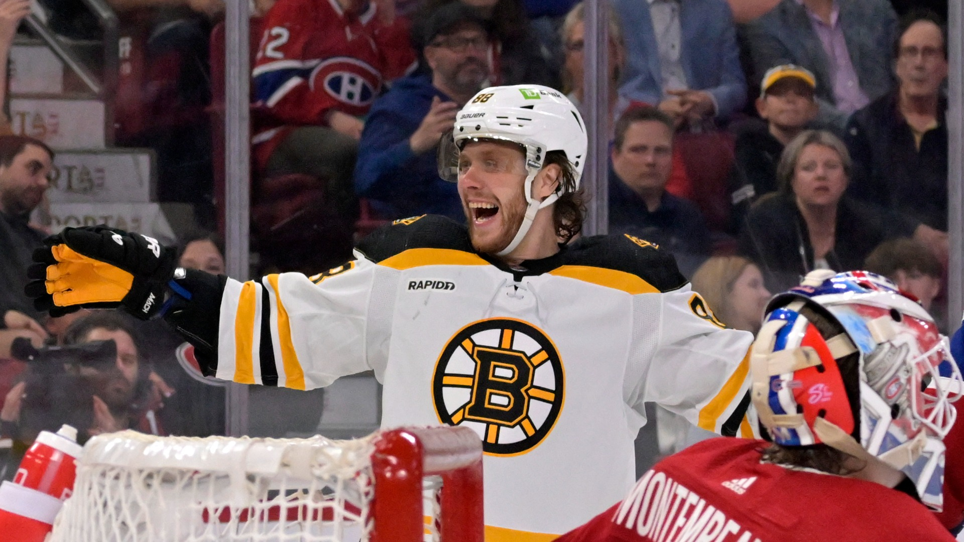 Boston Bruins forward David Pastrnak