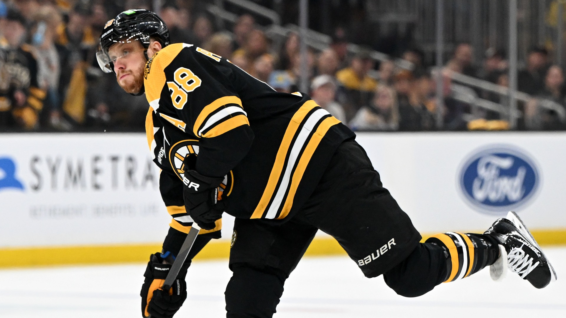 Boston Bruins forward David Pastrnak