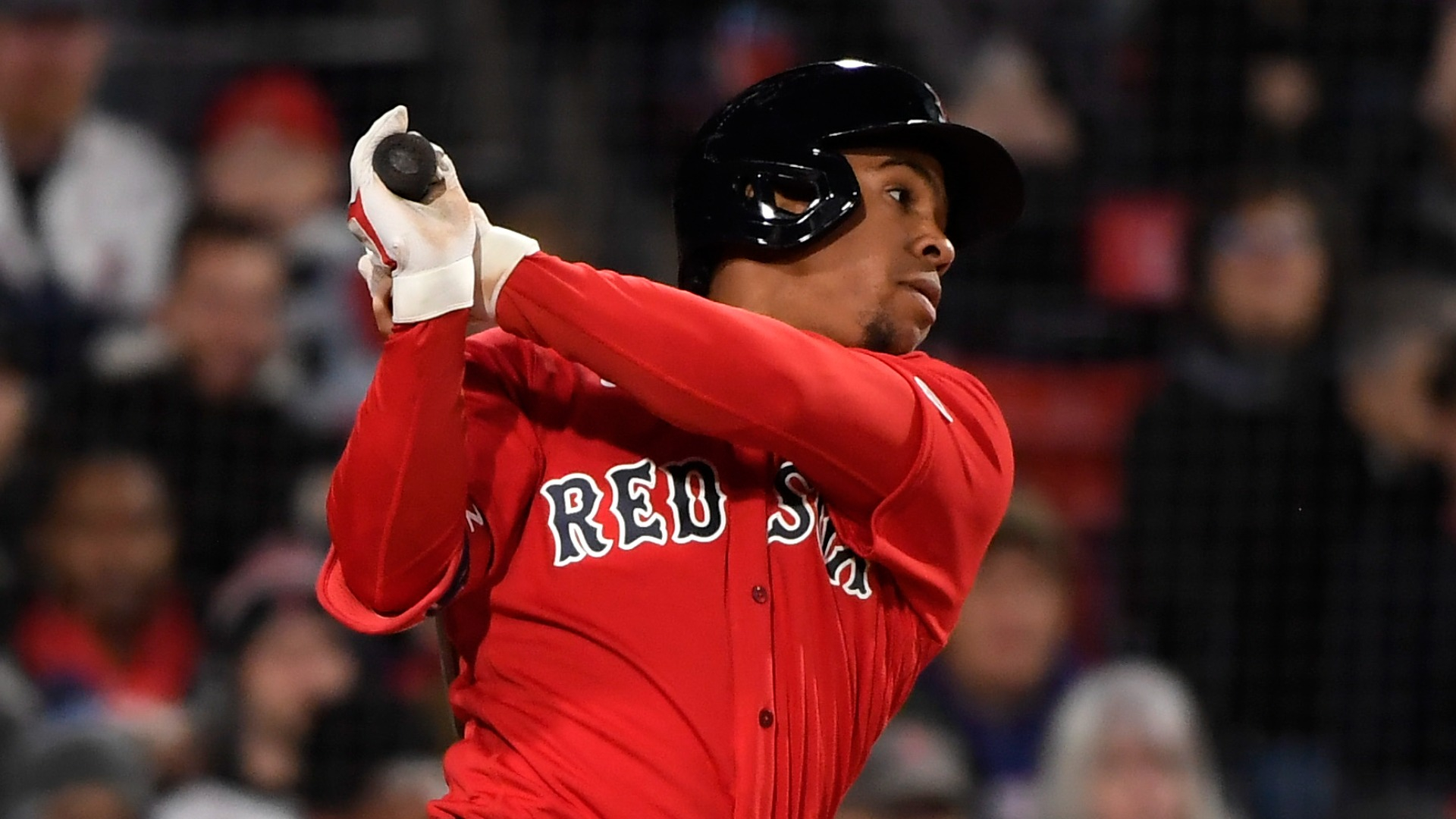 Boston Red Sox infielder Enmanuel Valdez