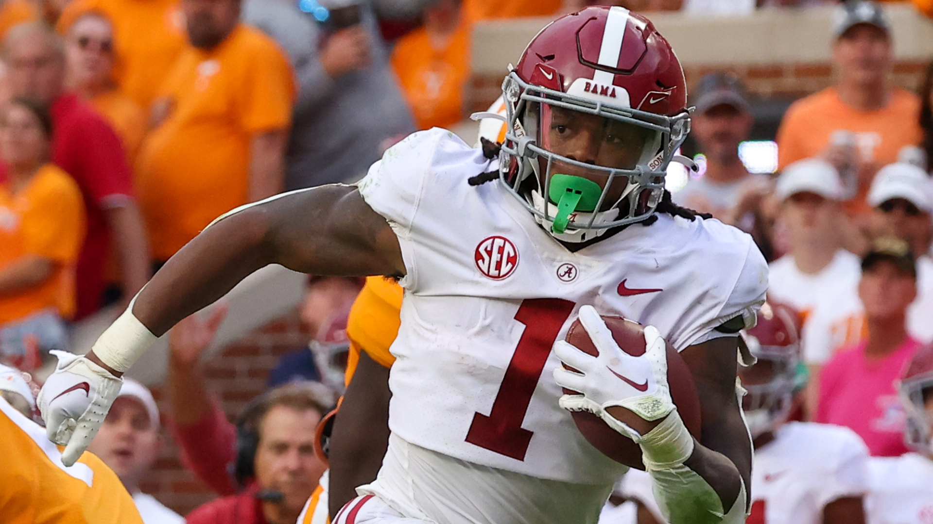 Alabama Crimson Tide running back Jahmyr Gibbs