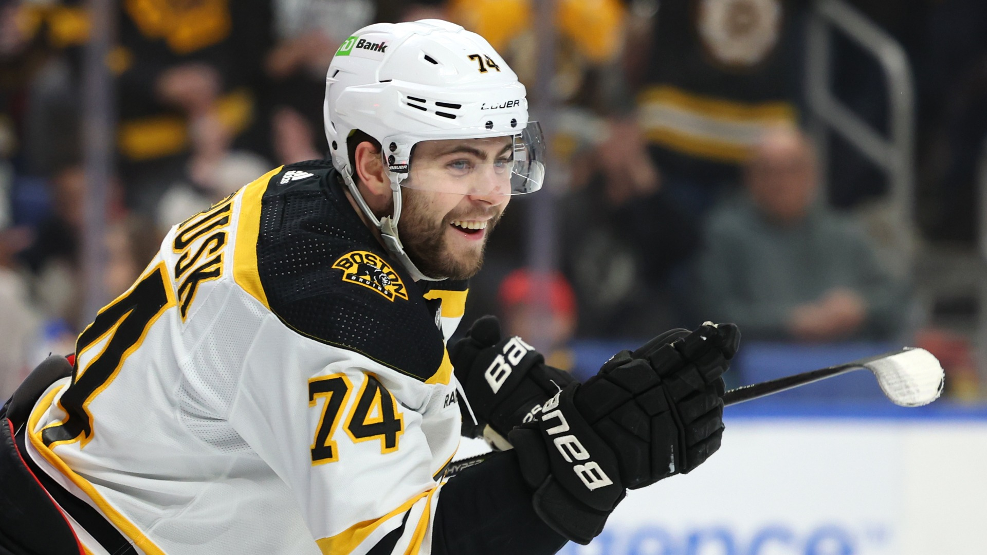 Boston Bruins forward Jake DeBrusk