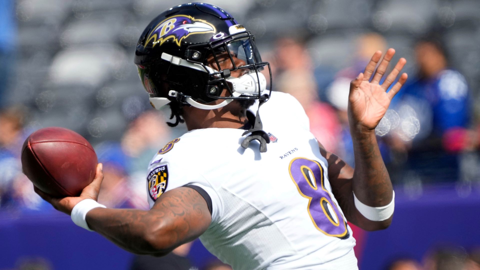 Baltimore Ravens quarterback Lamar Jackson