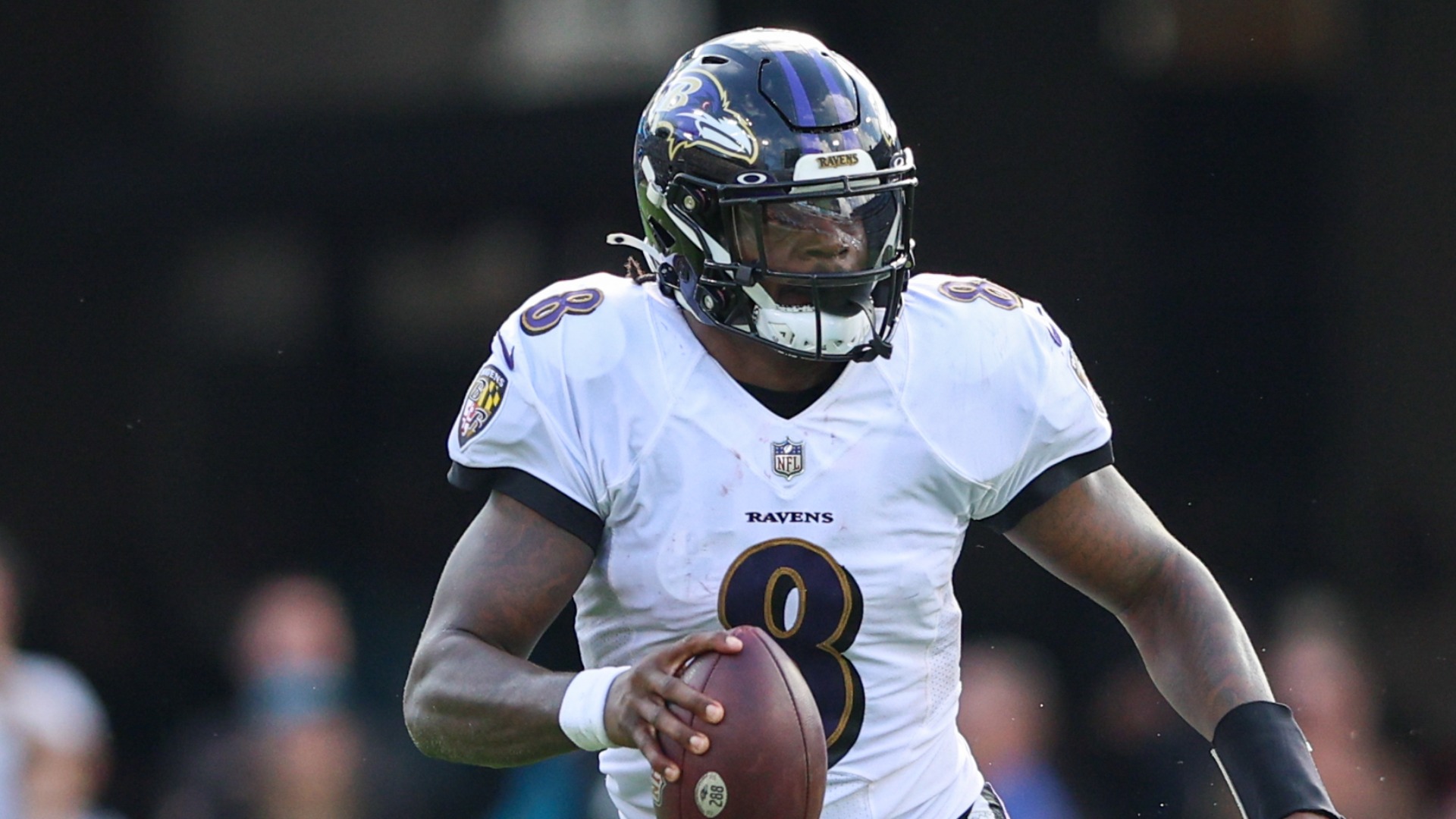 Baltimore Ravens quarterback Lamar Jackson