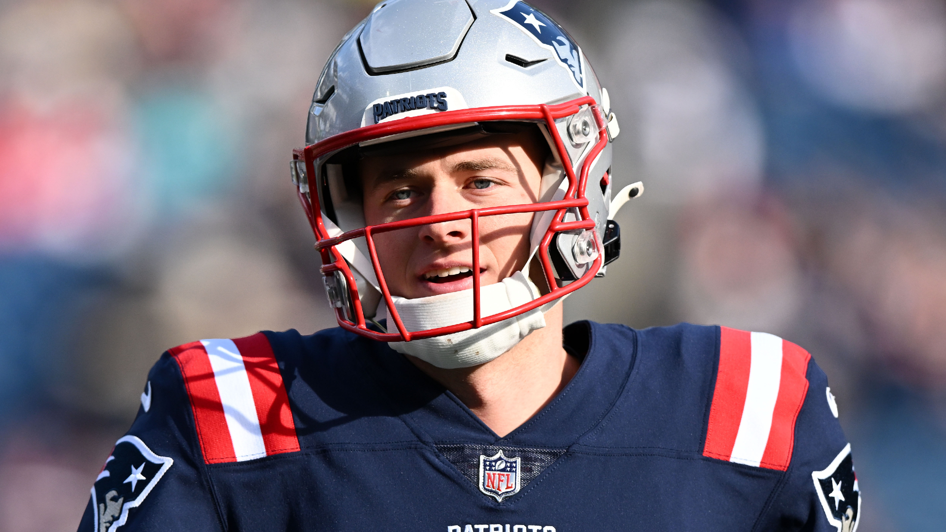 New England Patriots quarterback Mac Jones