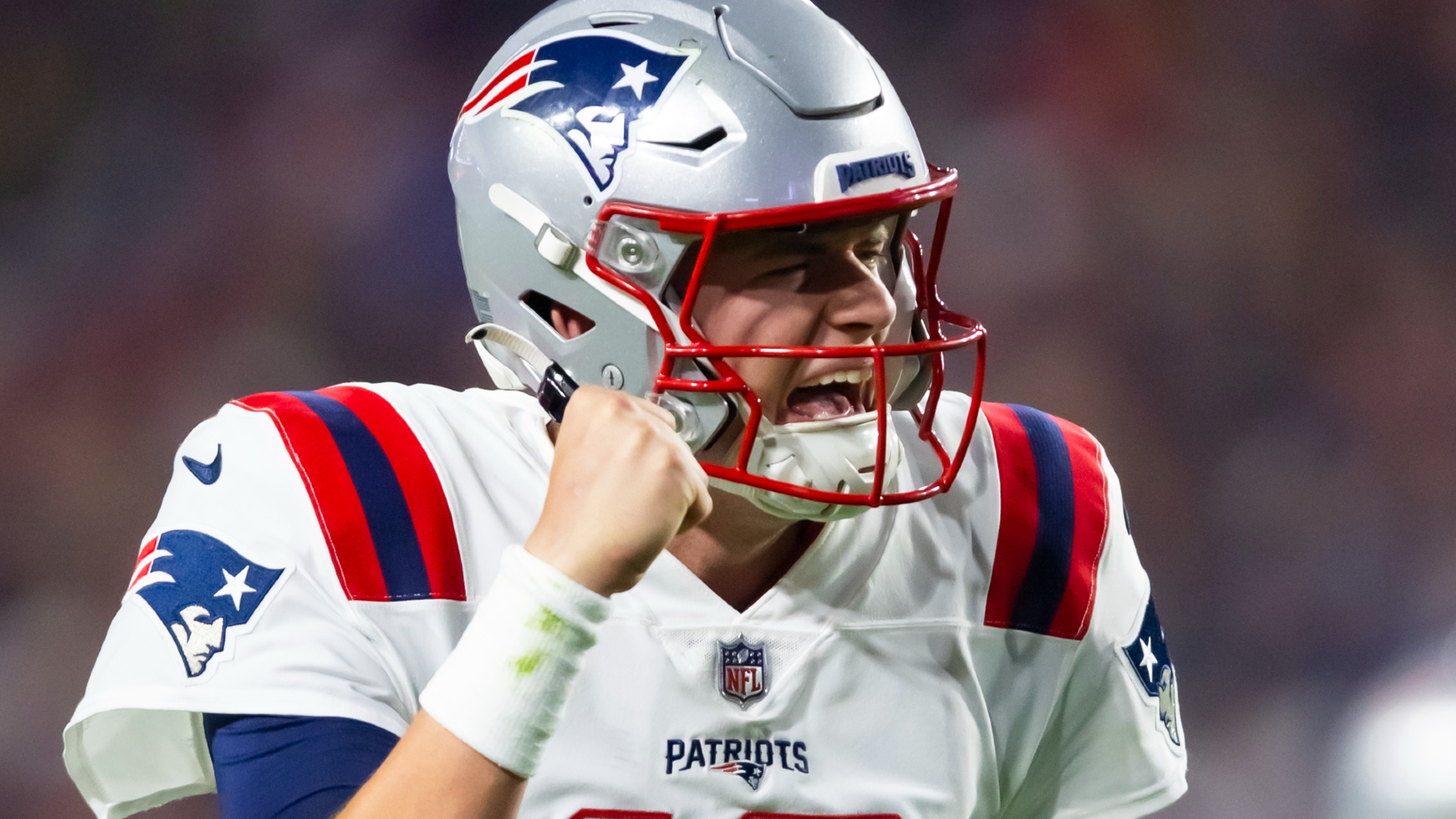 New England Patriots quarterback Mac Jones