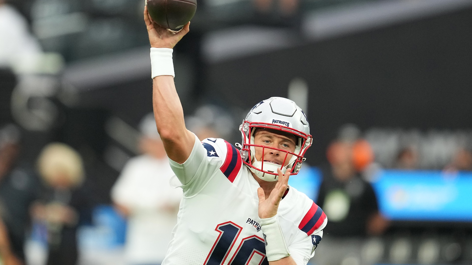 New England Patriots quarterback Mac Jones