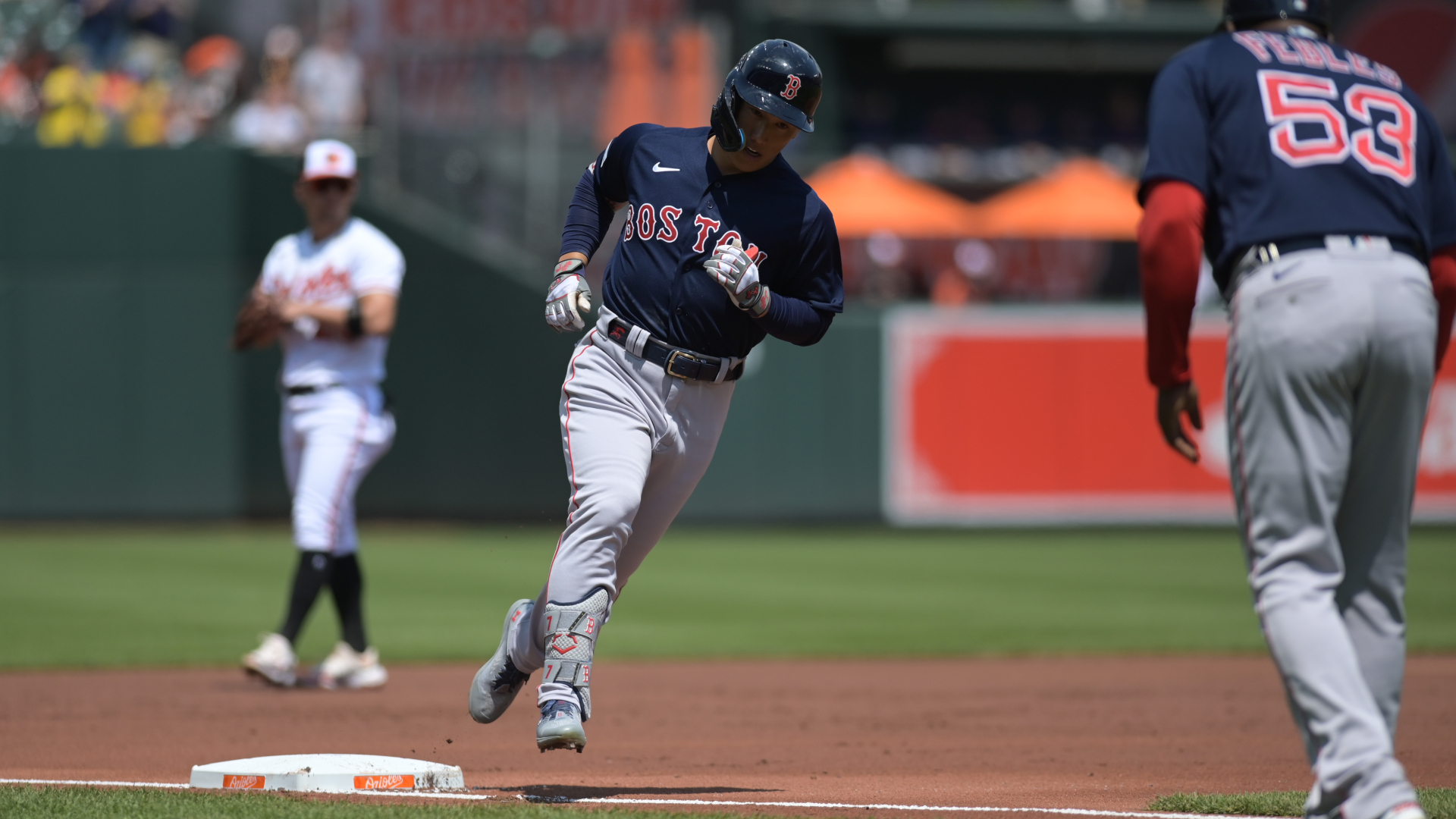 Boston Red Sox outfielder Masataka Yoshida