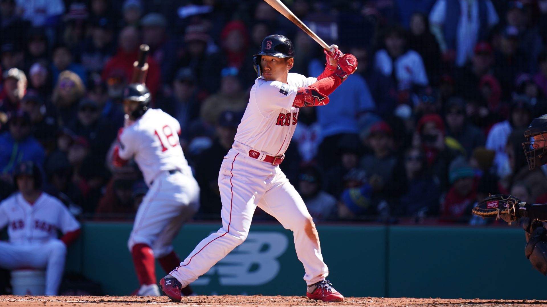 Boston Red Sox outfielder Masataka Yoshida