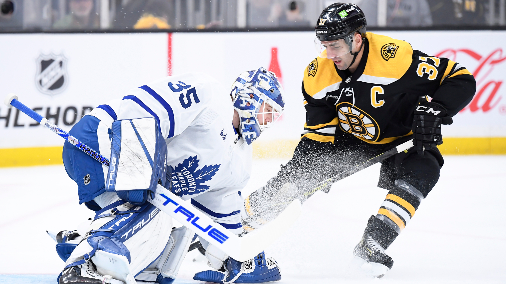 Boston Bruins forward Patrice Bergeron