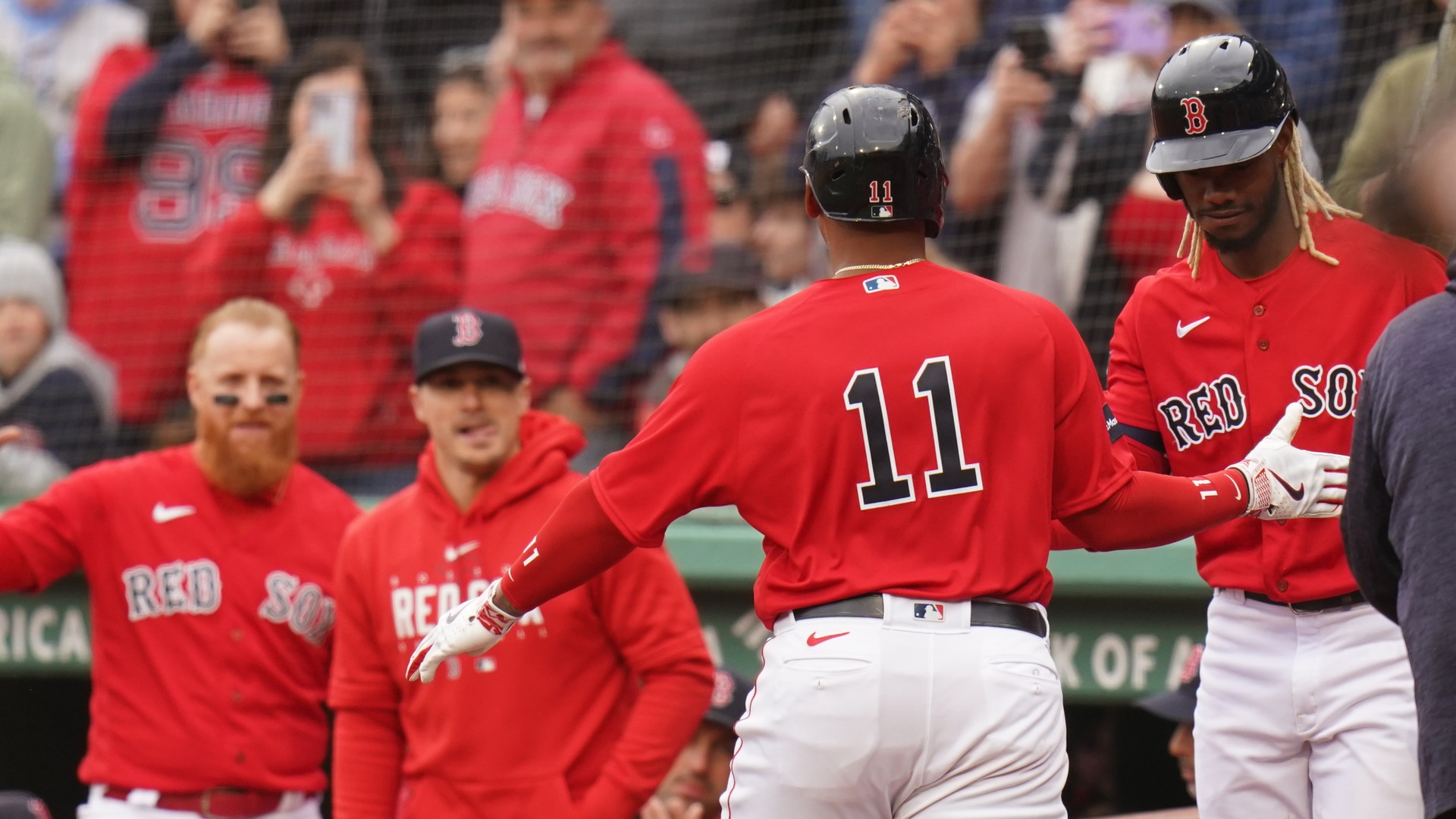 Boston Red Sox third baseman Rafael Devers