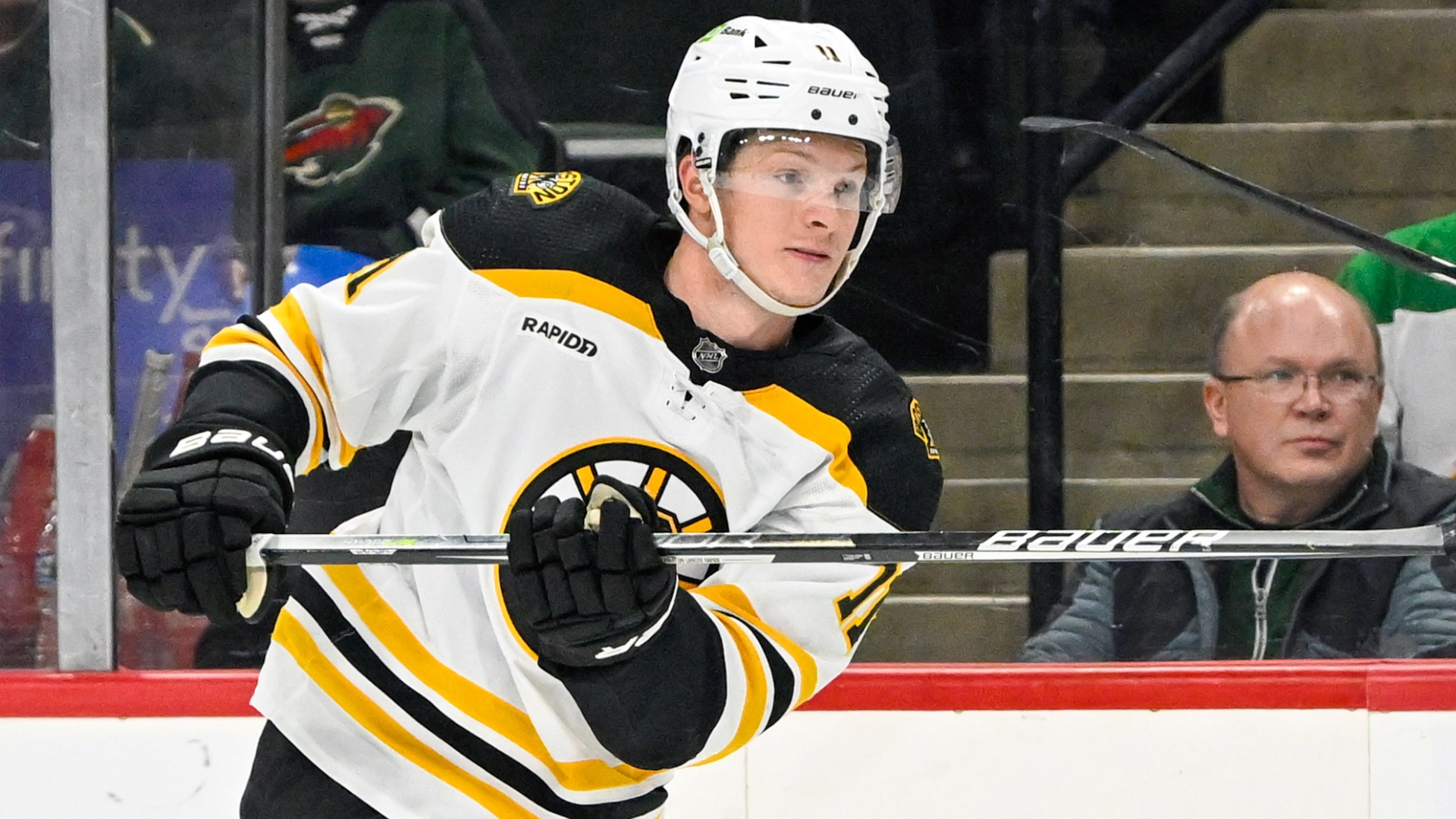 Boston Bruins forward Trent Frederic