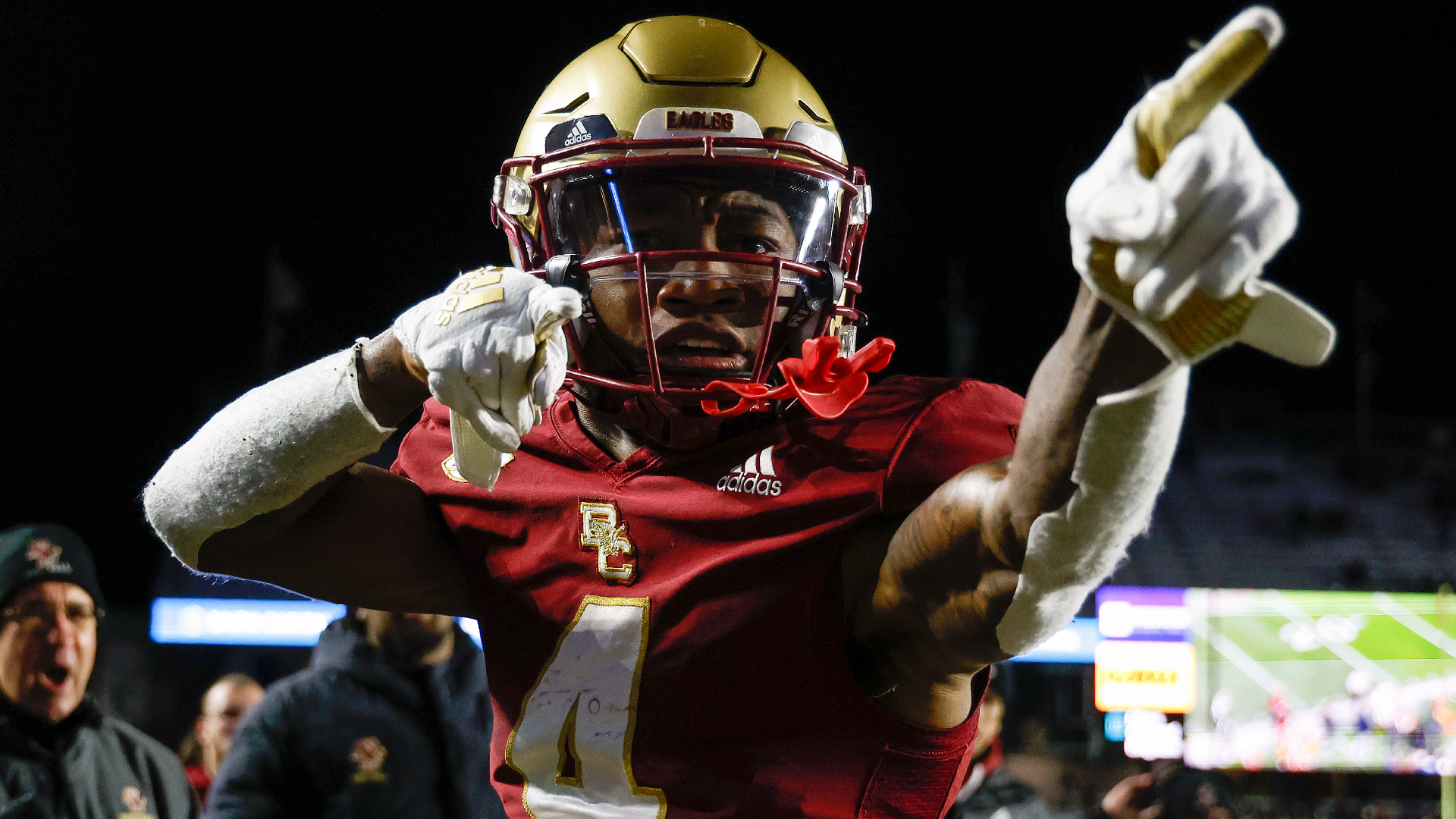 Boston College Eagles wide receiver Zay Flowers