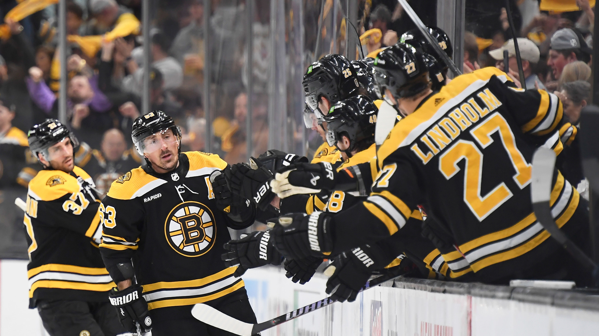 Boston Bruins left wing Brad Marchand