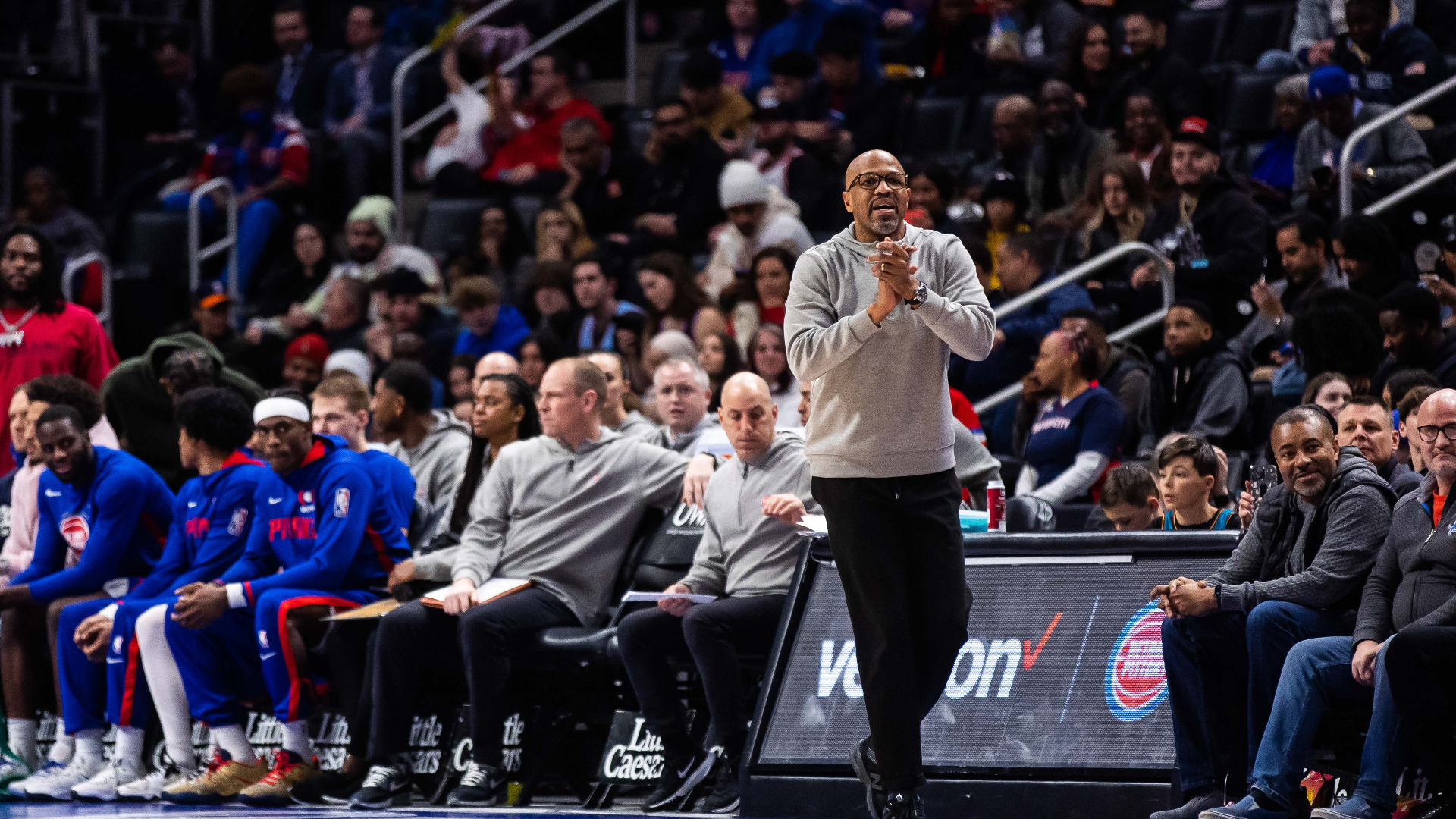 Detroit Pistons assistant head coach Jerome Allen