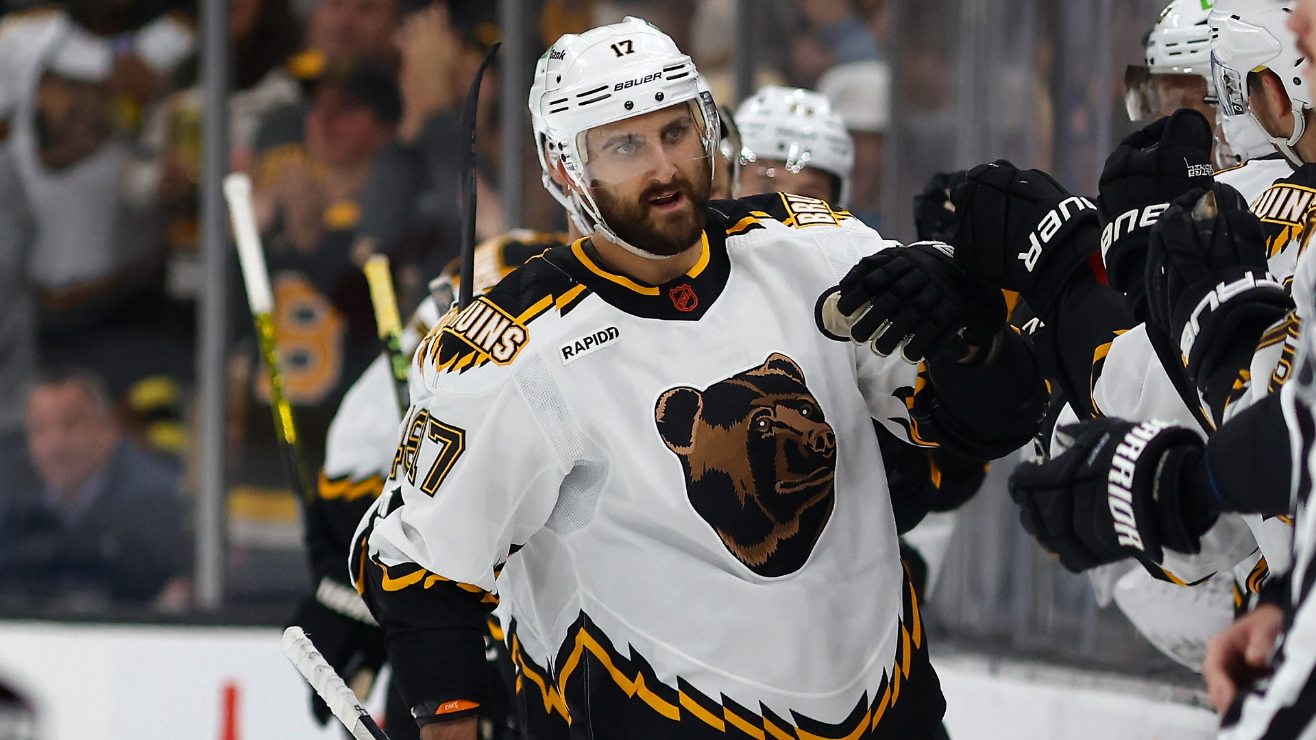 Boston Bruins forward Nick Foligno