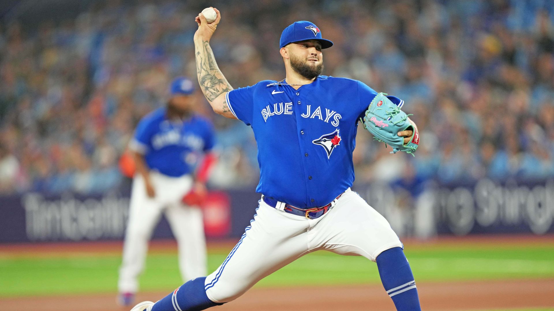 Toronto Blue Jays pitcher Alek Manoah