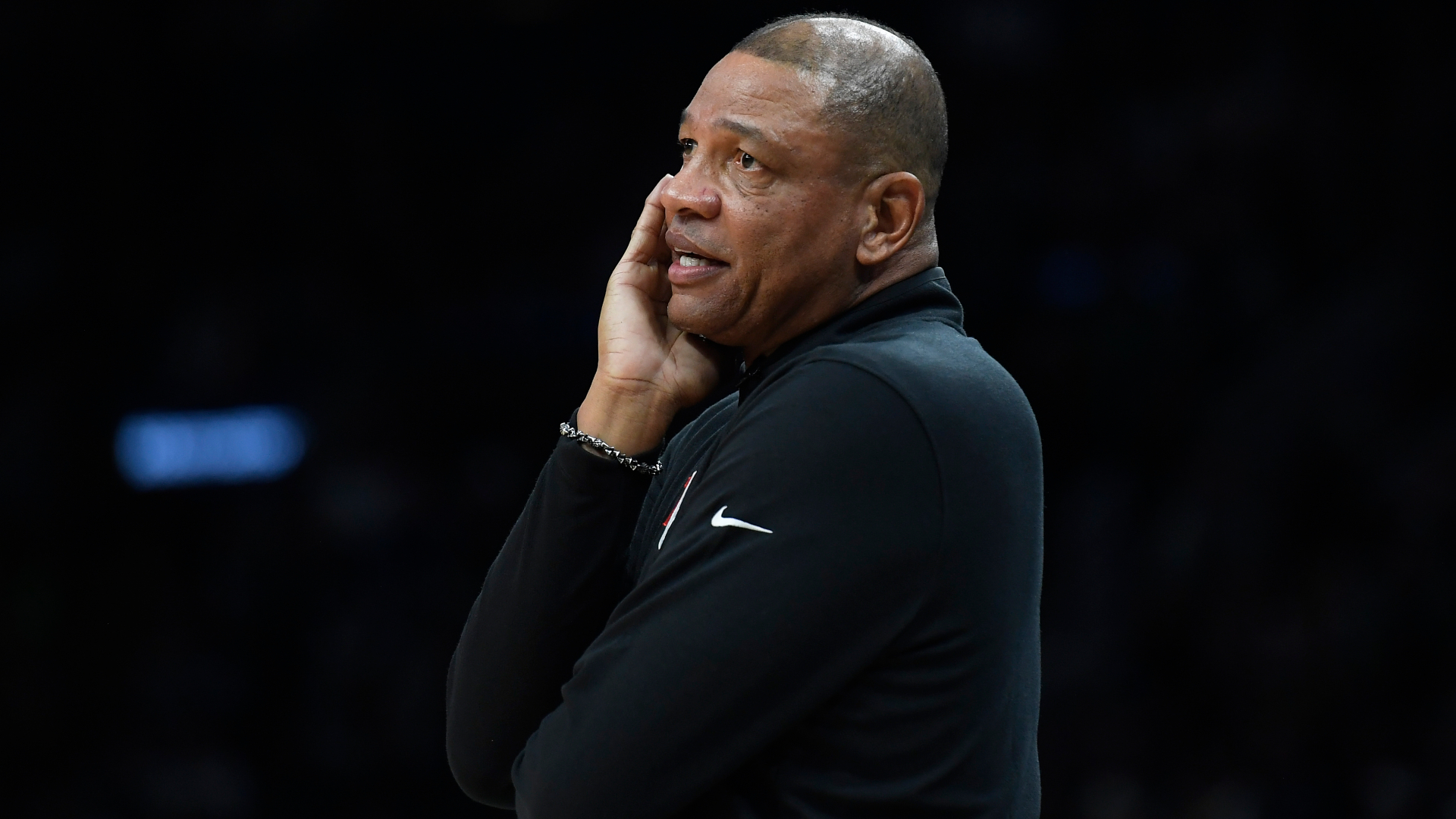 Philadelphia 76ers head coach Doc Rivers