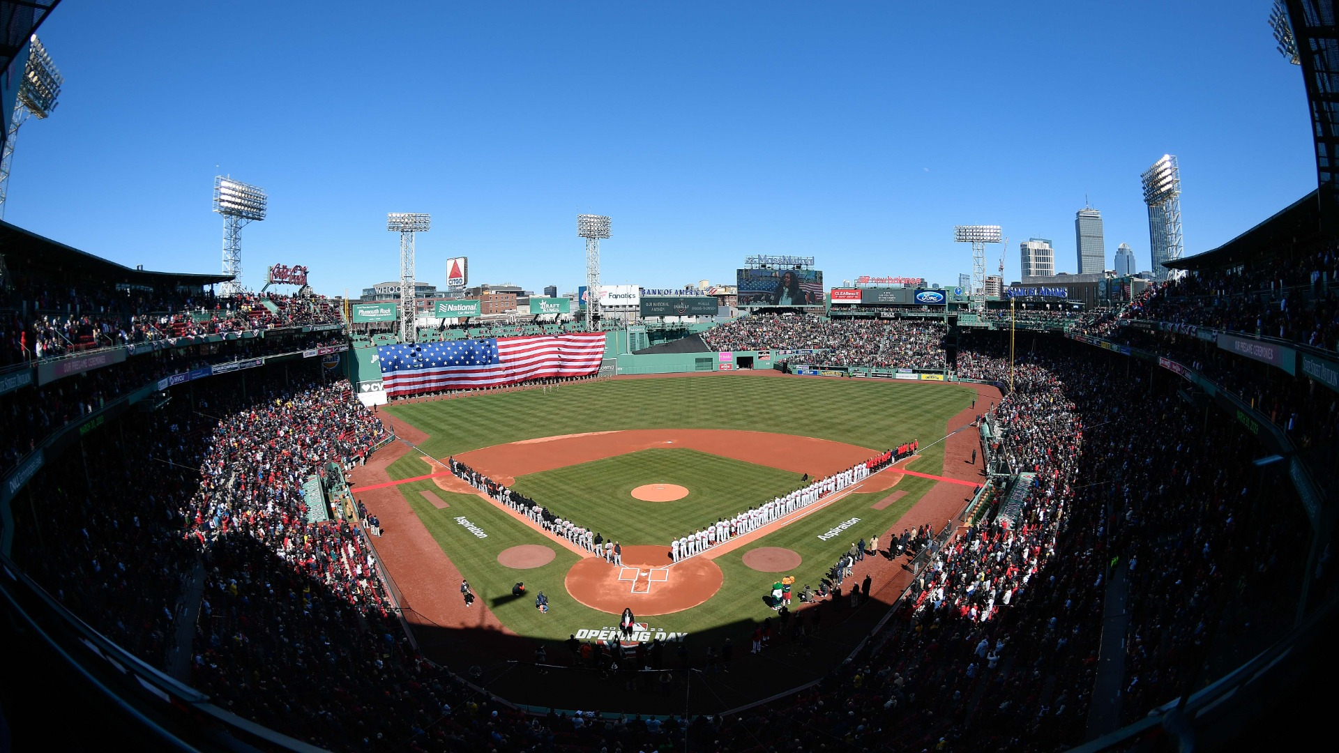 Fenway Park, home of the Boston Red Sox