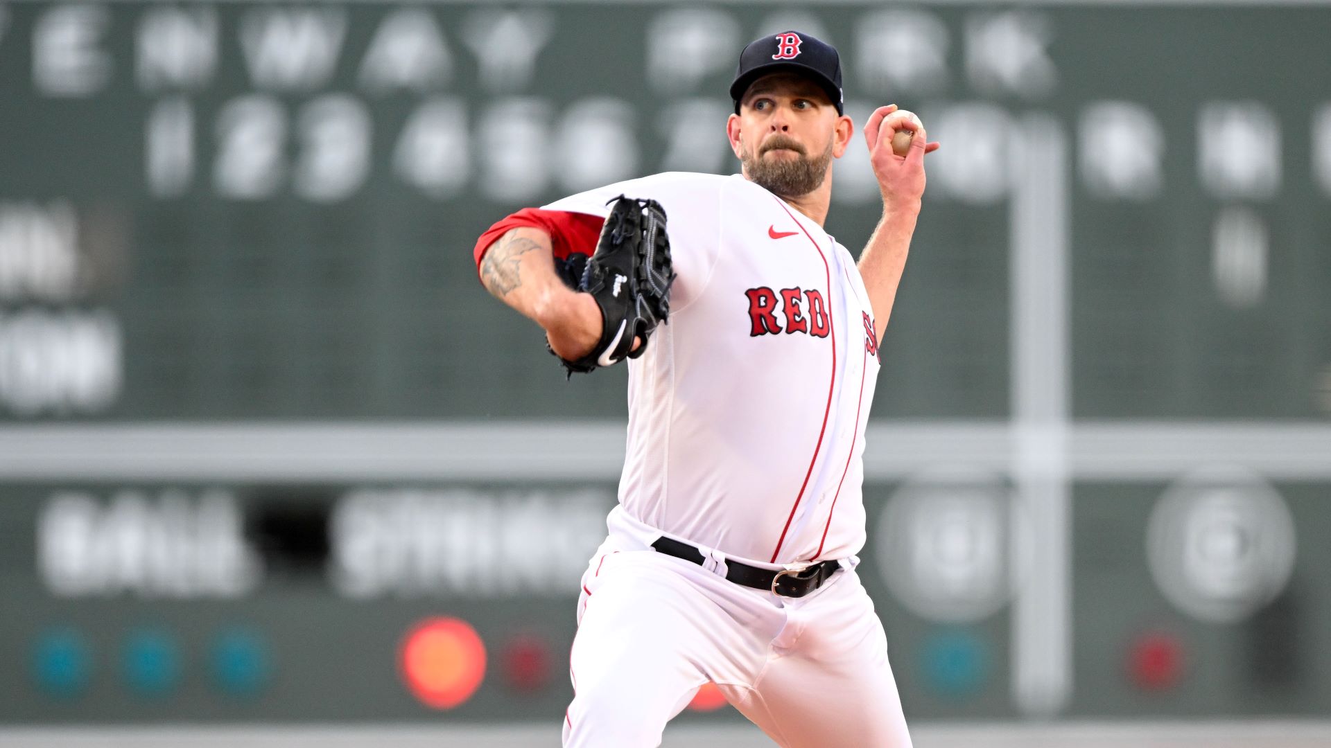 Boston Red Sox pitcher James Paxton