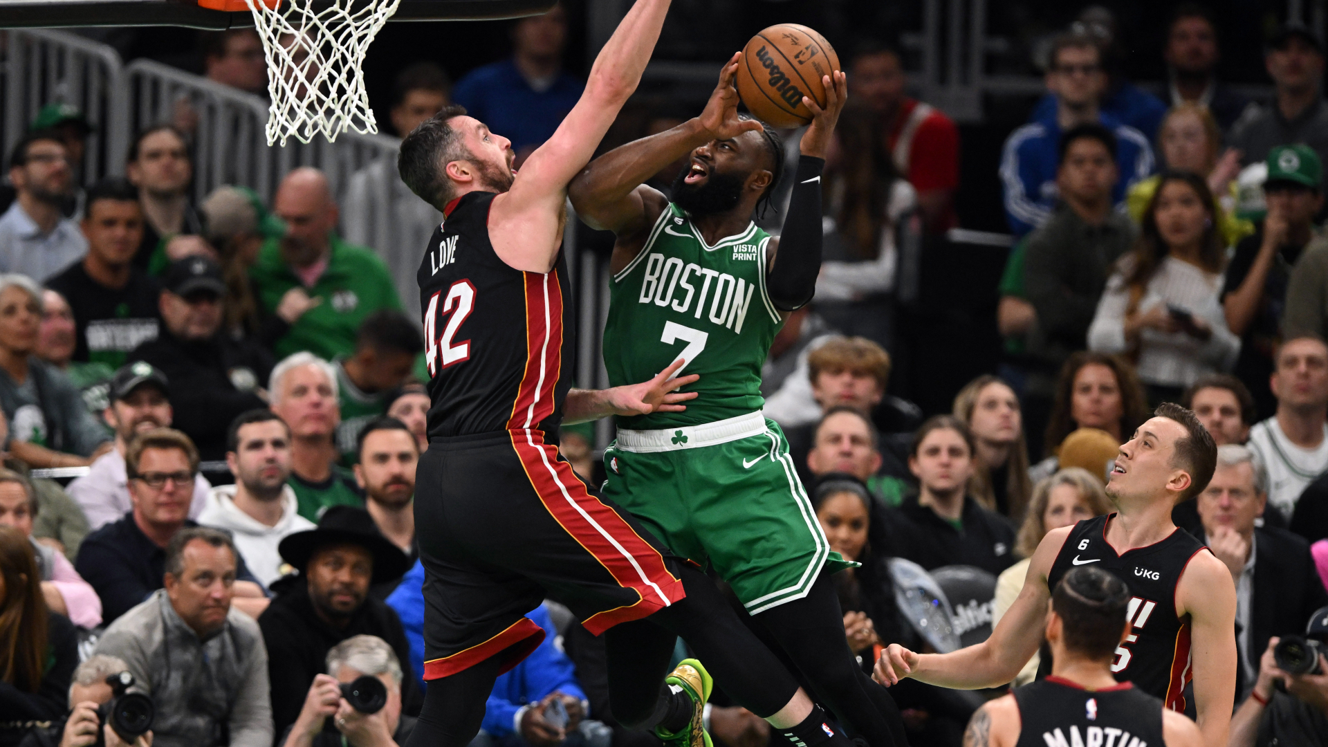 Boston Celtics guard Jaylen Brown