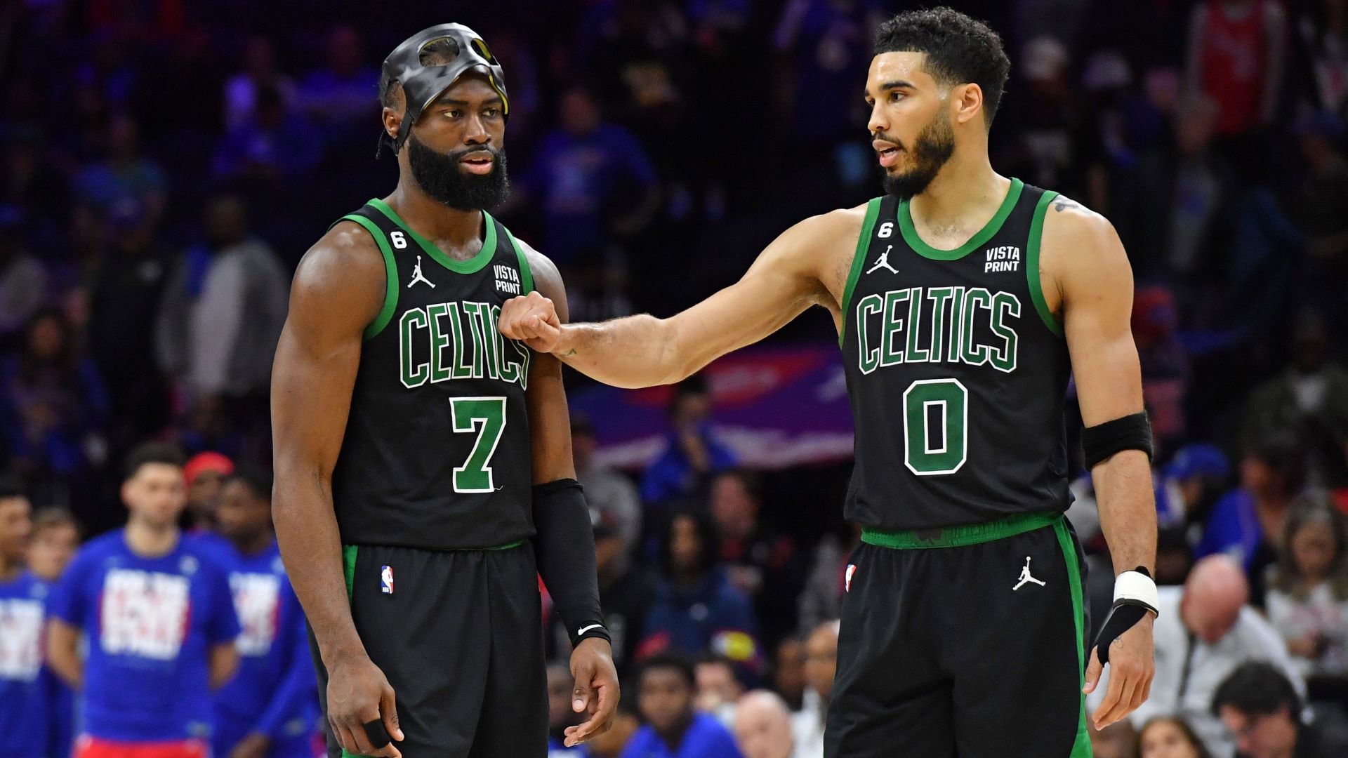 Boston Celtics stars Jayson Tatum and Jaylen Brown