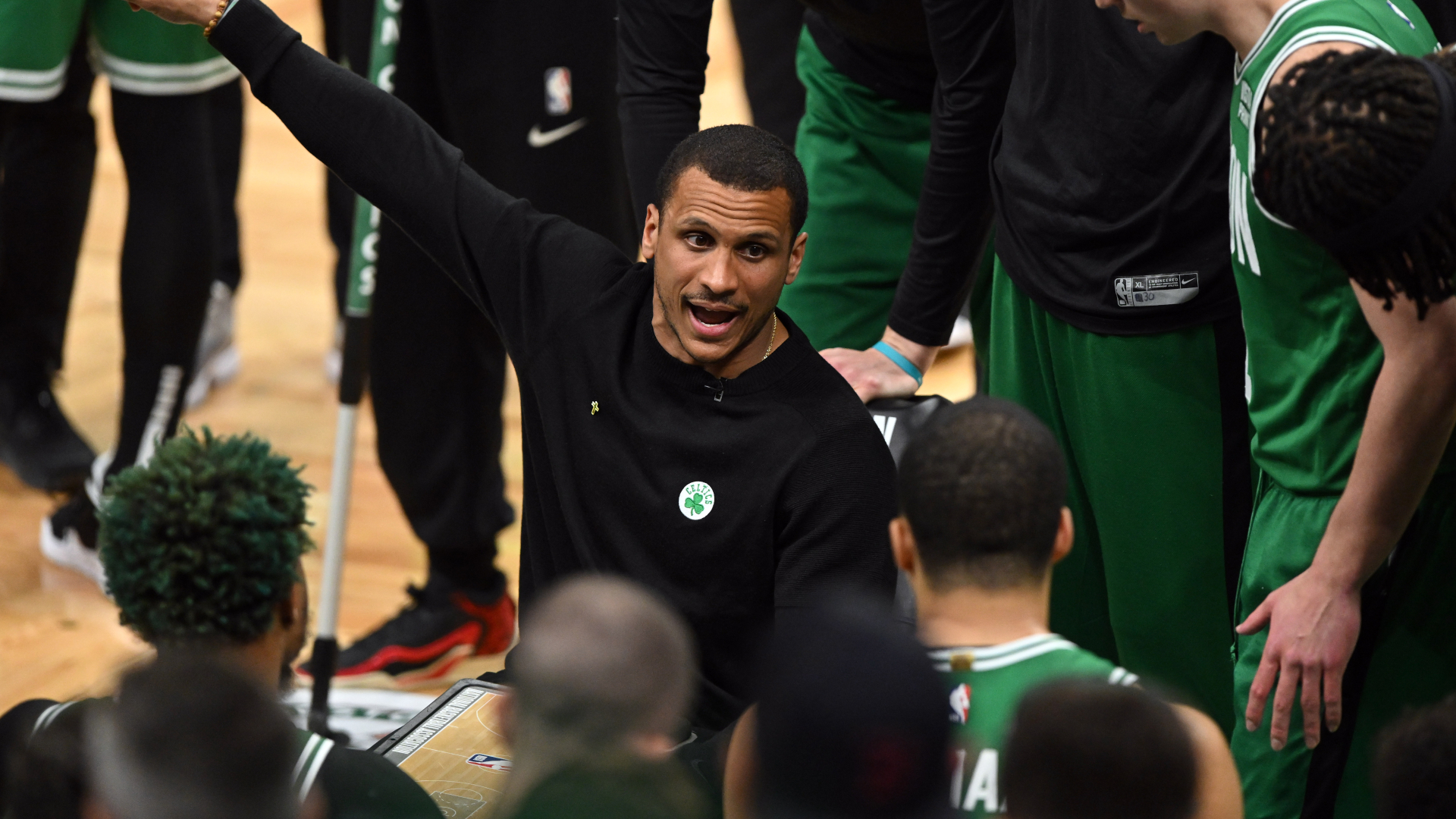 Boston Celtics head coach Joe Mazzulla
